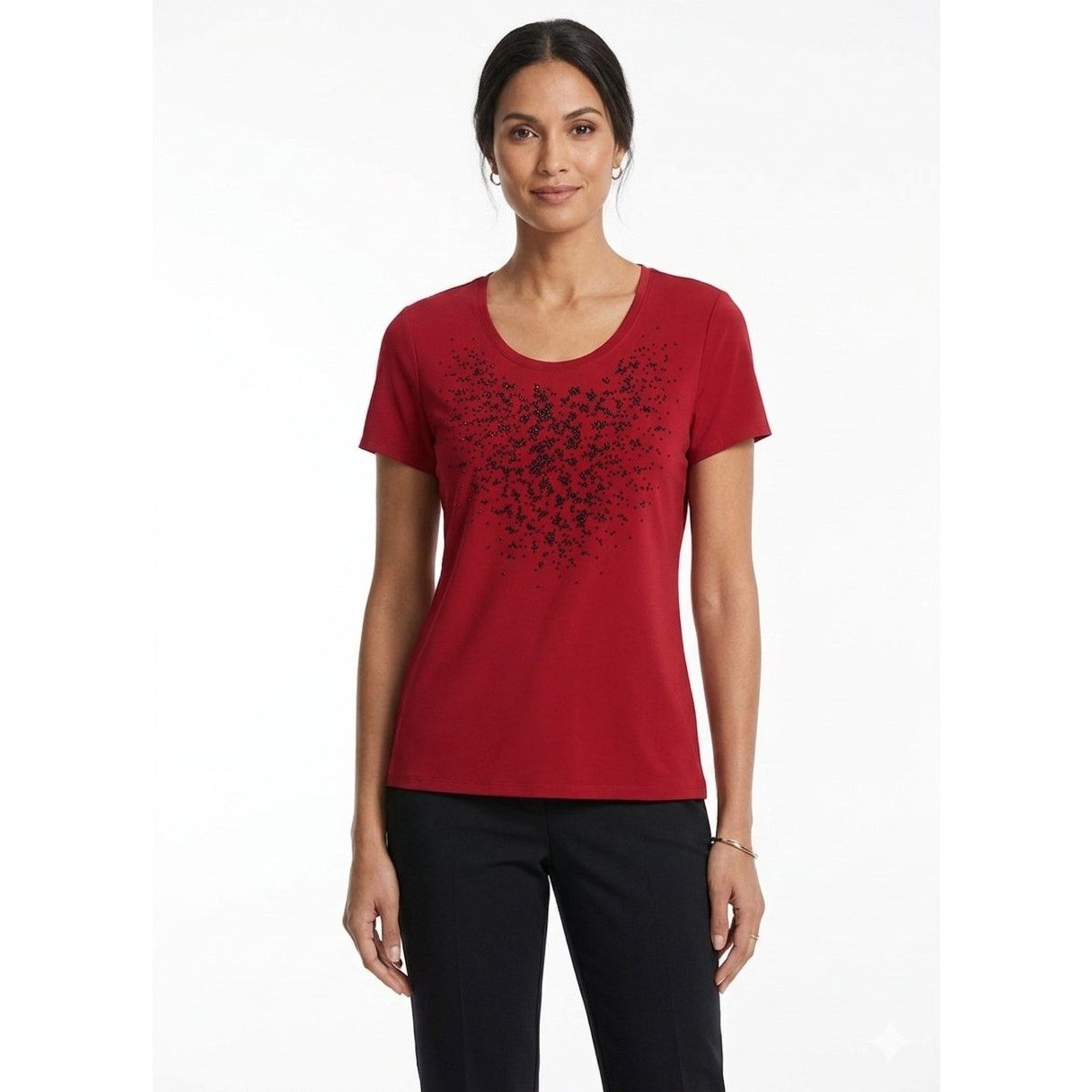 Chicos Zenergy Chico’s Tech Chamile embellished top NWT Size M / US 6-8 / IT 42-44 - 1 Thumbnail