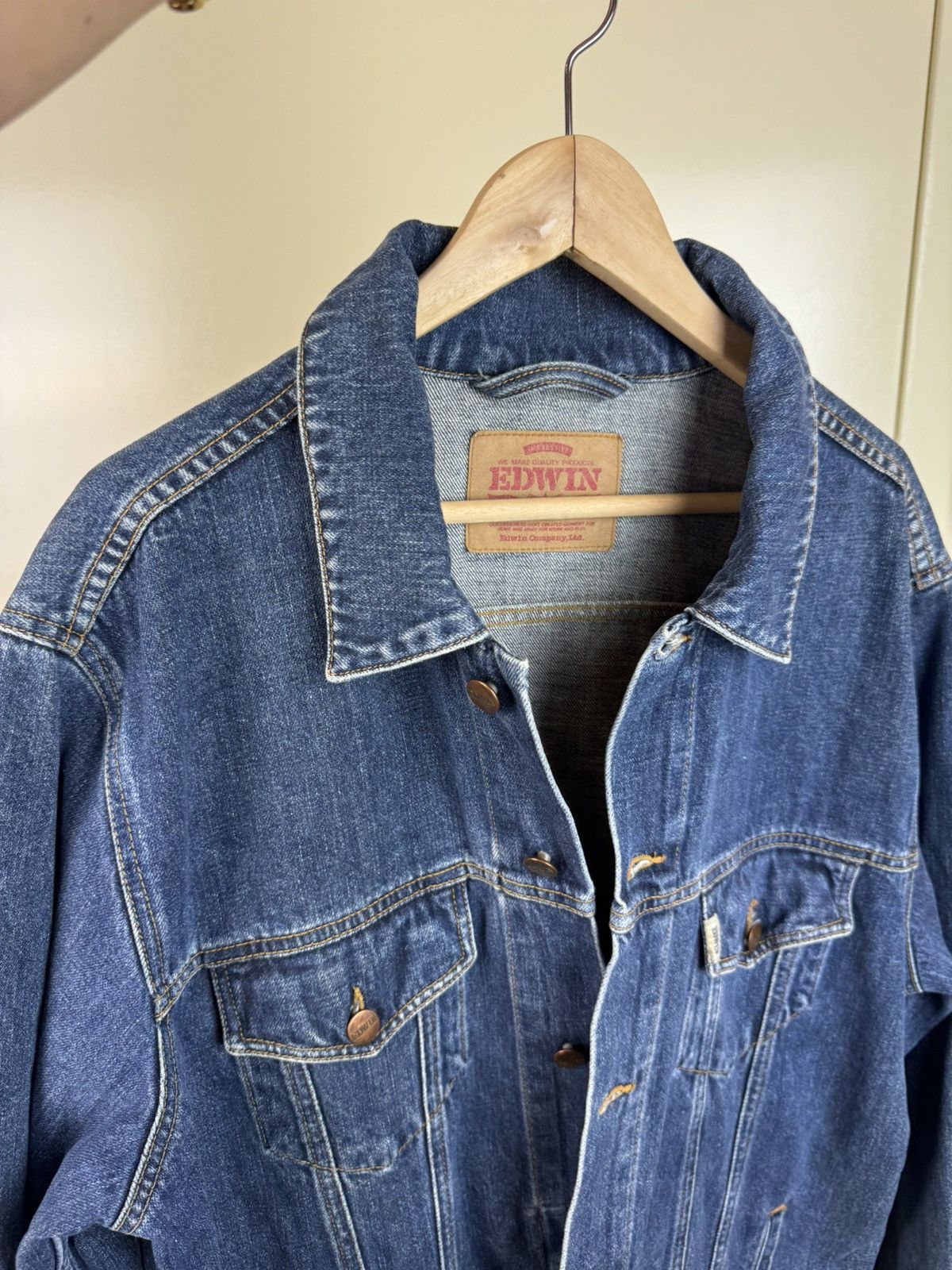 Edwin Edwin Japanese Selvedge Denim Vintage Jacket Filson Coat XXL Size US XXL / EU 58 / 5 - 21 Thumbnail