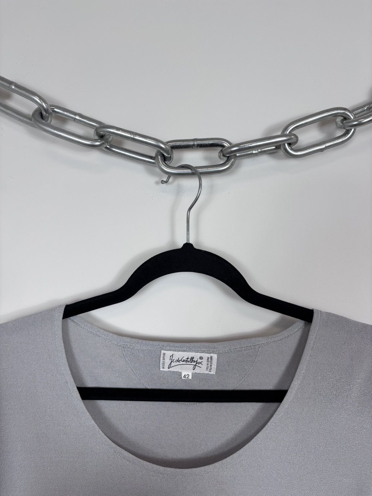 Jean Charles De Castelbajac Vintage Jean Charles De Castelbajac Women’s Grey T-Shirt Tee Size M / US 6-8 / IT 42-44 - 4 Thumbnail