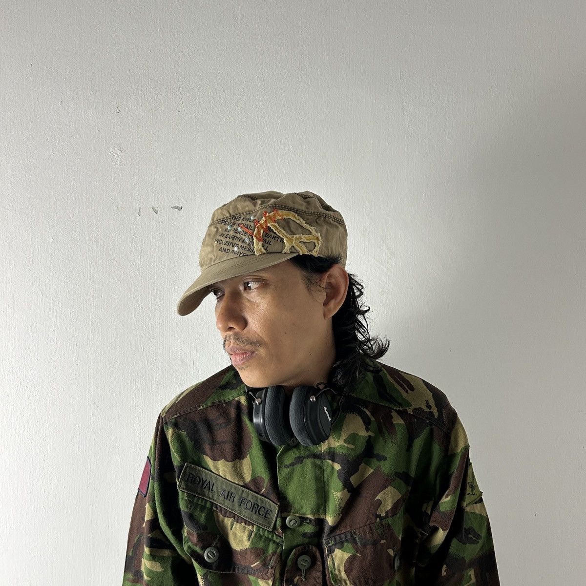 Japanese Brand × Vintage 1990s Peace Project - Damaged Cap Size ONE SIZE - 5 Thumbnail