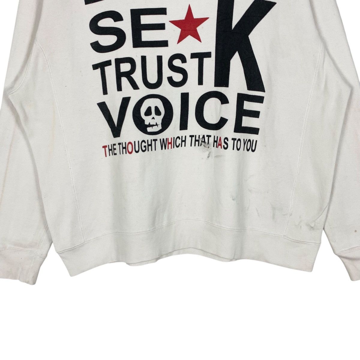 If Six Was Nine Vintage Scultura Wear Sweatshirt Lovable Spell Out Rock Punk Size US L / EU 52-54 / 3 - 6 Thumbnail