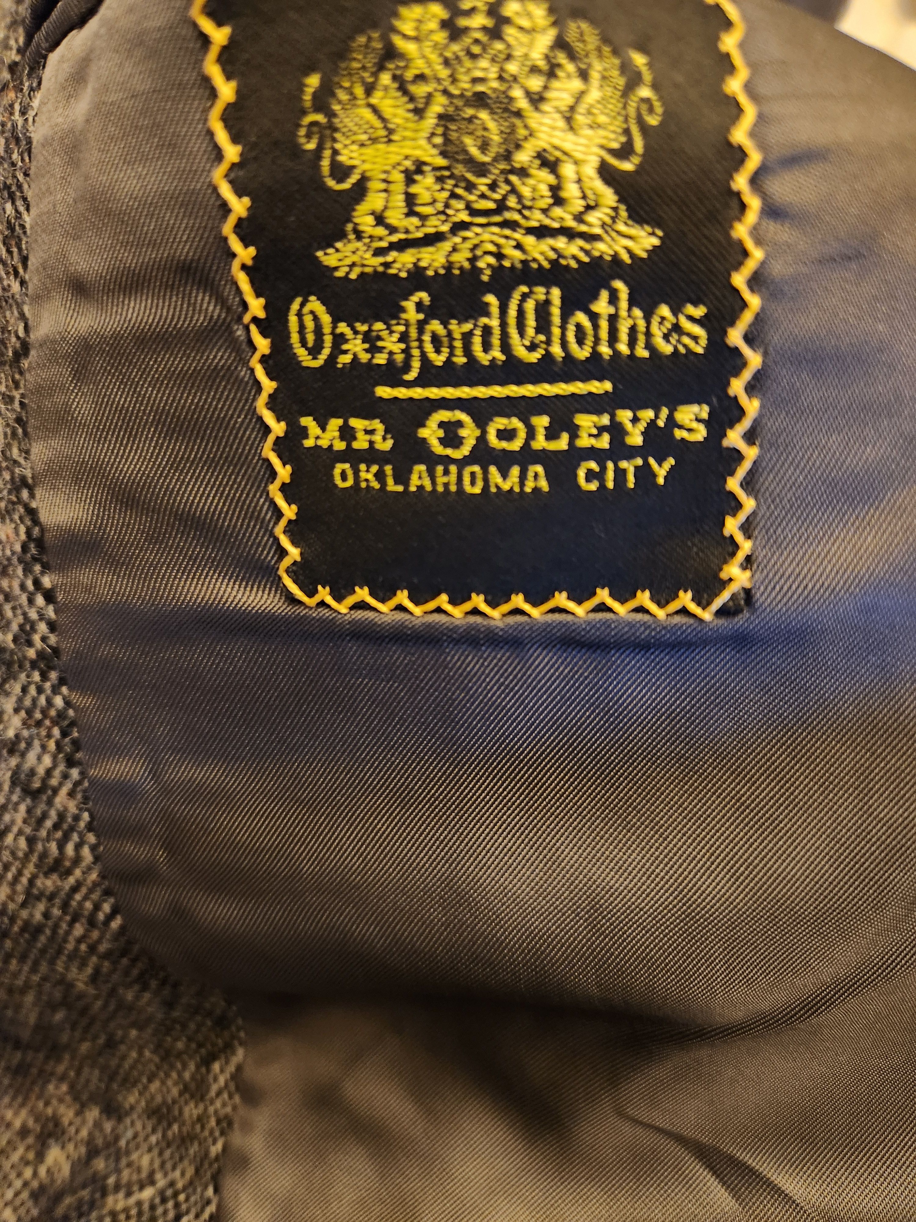 Oxxford Clothes Vintage 70's Clothes Classic Tweed Blazer Size 42S - 3 Thumbnail