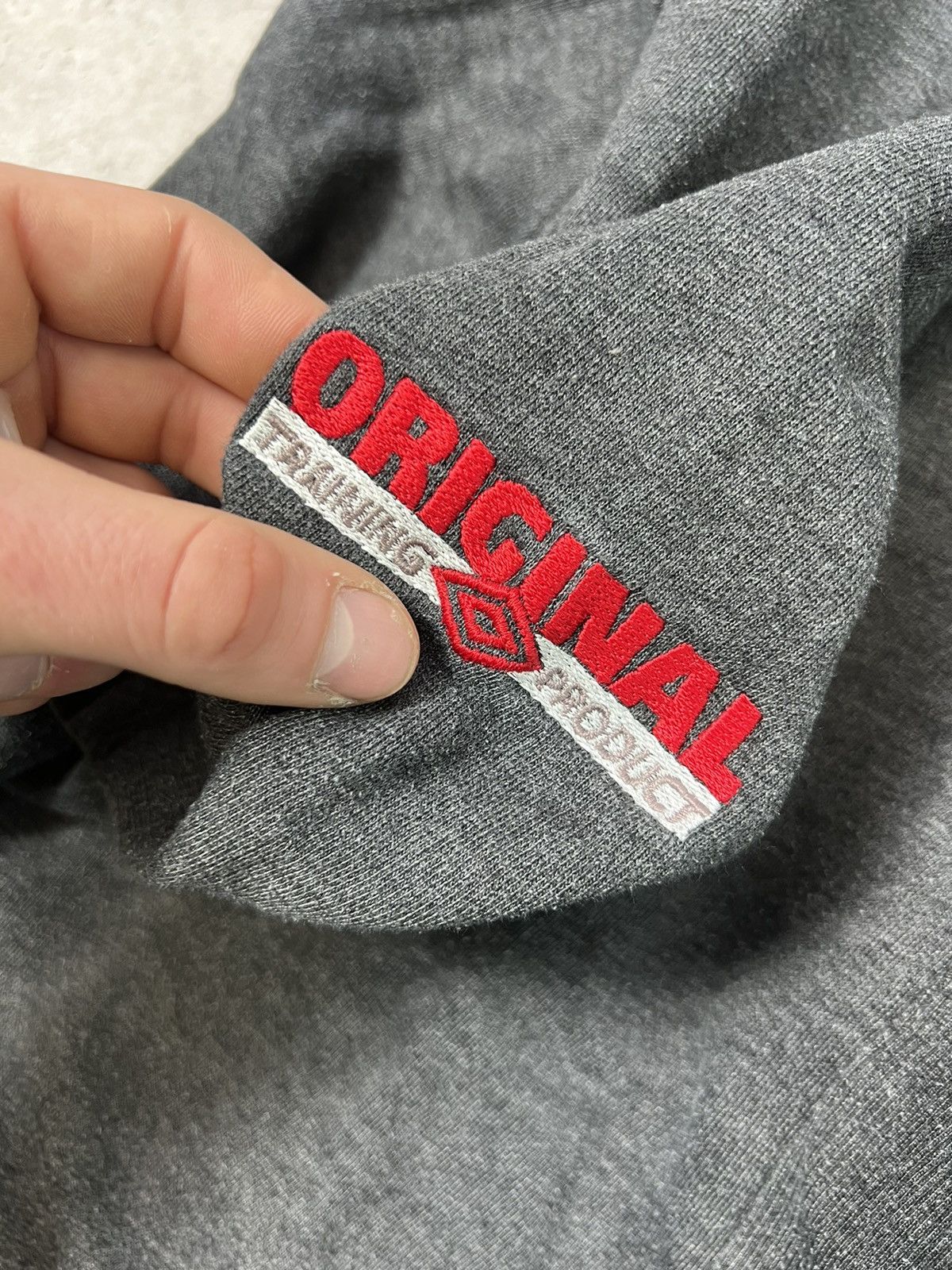 Umbro × Vintage Vintage 90s Umbro Pro Training Embroidered Baggy Sweatshirt Size US XL / EU 56 / 4 - 6 Thumbnail