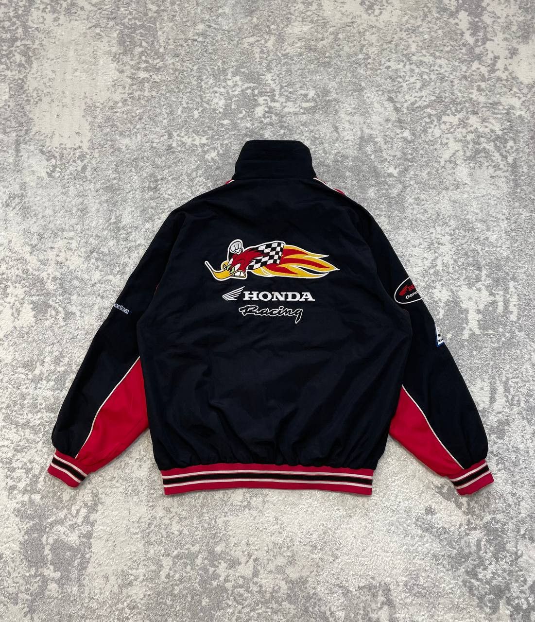 Formula 1 Vintage Honda Racing Jacket Michael Schumacher Woody F1 Y2K Size US M / EU 48-50 / 2 - 12 Thumbnail