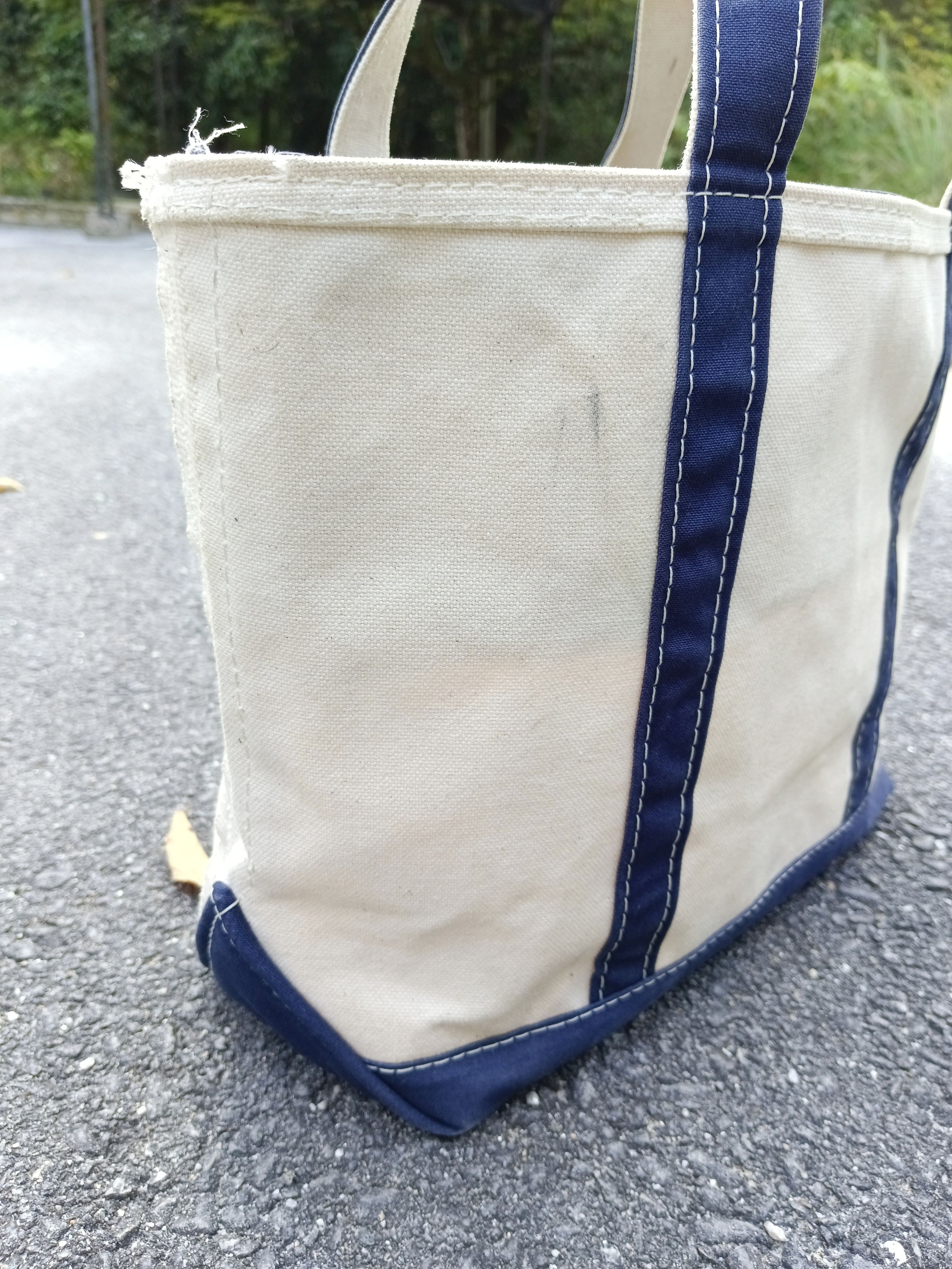 L.L. Bean VINTAGE 70s L.L BEAN TWO TONE HUGE TOTE BAG Size ONE SIZE - 7 Thumbnail