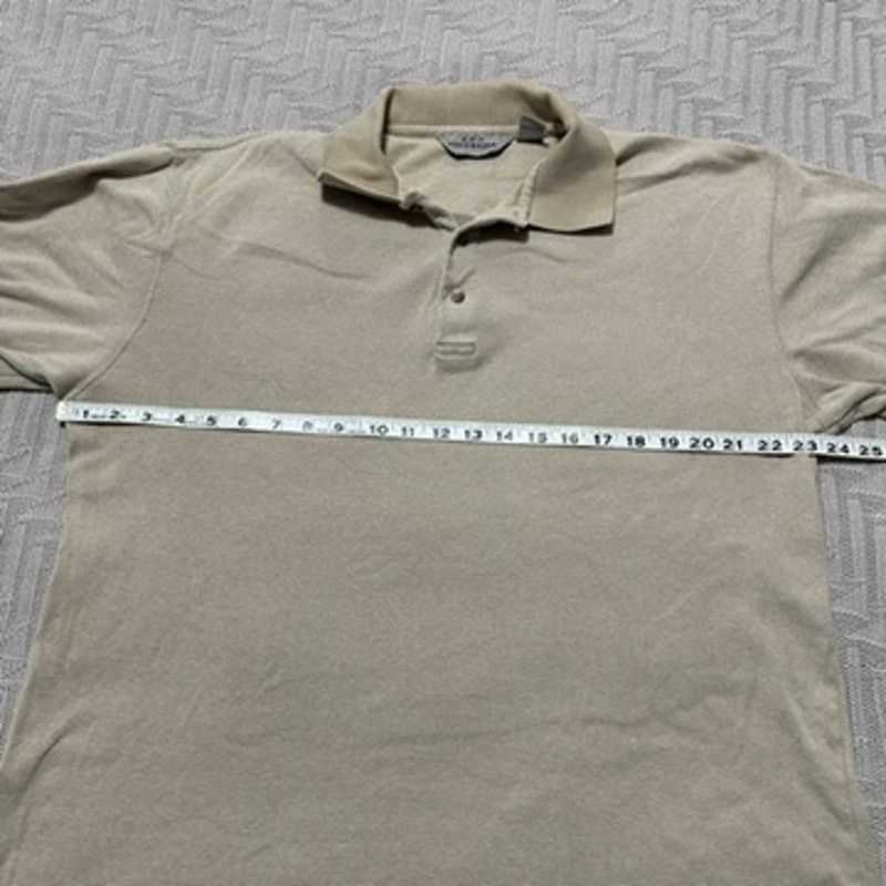 Eddie Bauer Vintage Eddie Bauer cream micro stripe polo size M Size US M / EU 48-50 / 2 - 6 Thumbnail
