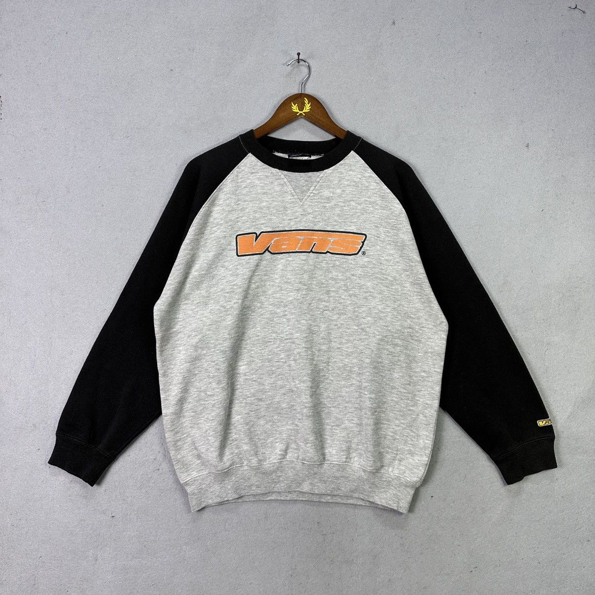 Vans Vintage Vans Raglan Sweatshirt Big Logo Size US L / EU 52-54 / 3 - 1 Thumbnail