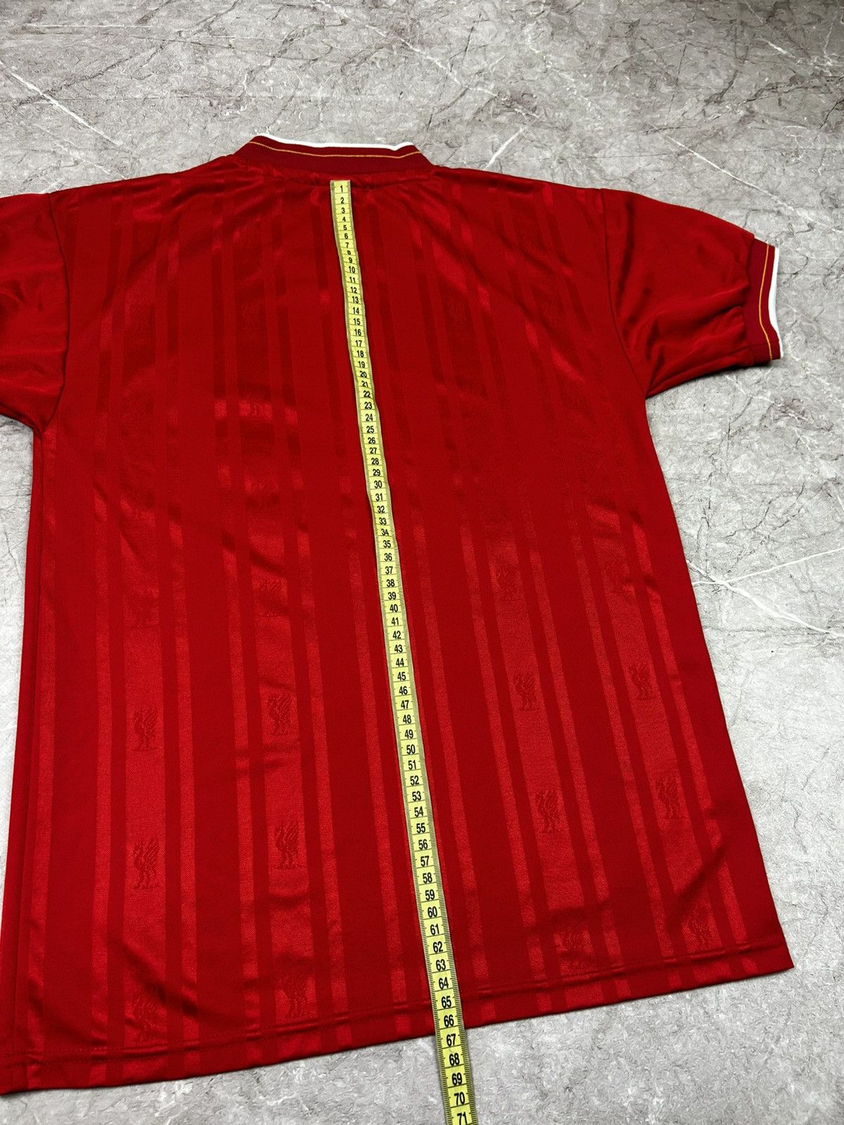 Vintage Score Draw Liverpool Jersey Camiseta Soccer 1985 1986 Home Size US S / EU 44-46 / 1 - 10 Thumbnail