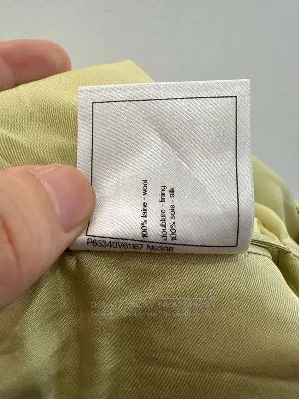 Chanel Chanel Green Wool Midi Skirt . Size 24" / US 00 / IT 34 - 9 Thumbnail