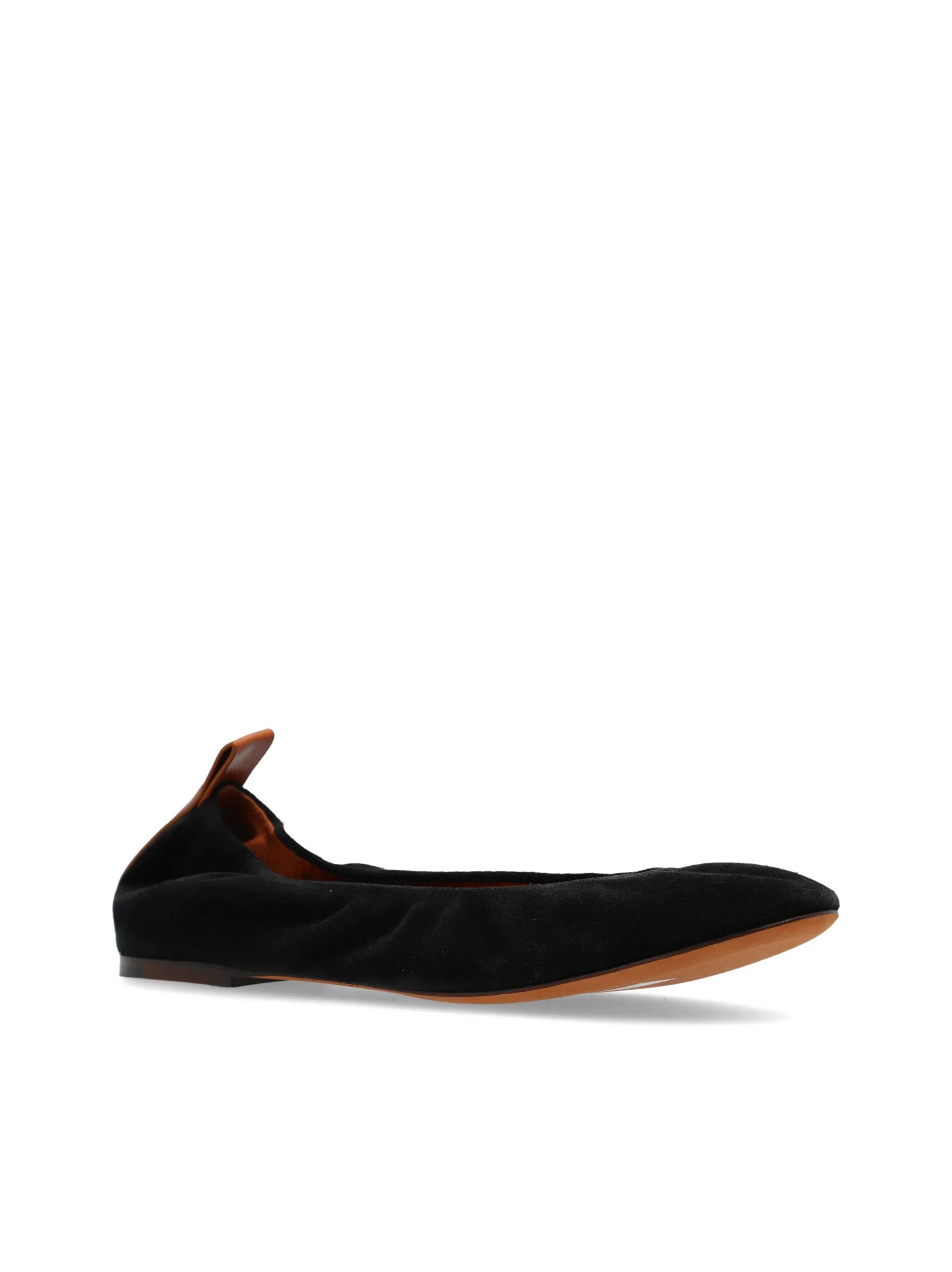 Lanvin o1w1db10226 Leather Ballerina Shoes in Black Size US 11 / IT 41 - 3 Thumbnail
