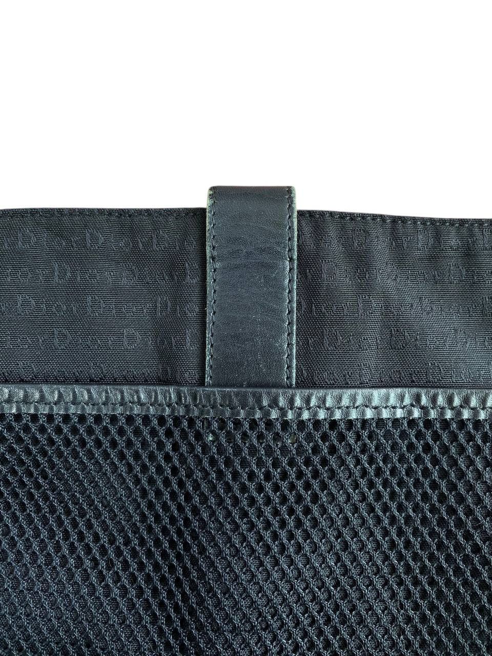Dior 2000’s Dior Monogram Black Square Shoulder Bag Size ONE SIZE - 9 Thumbnail