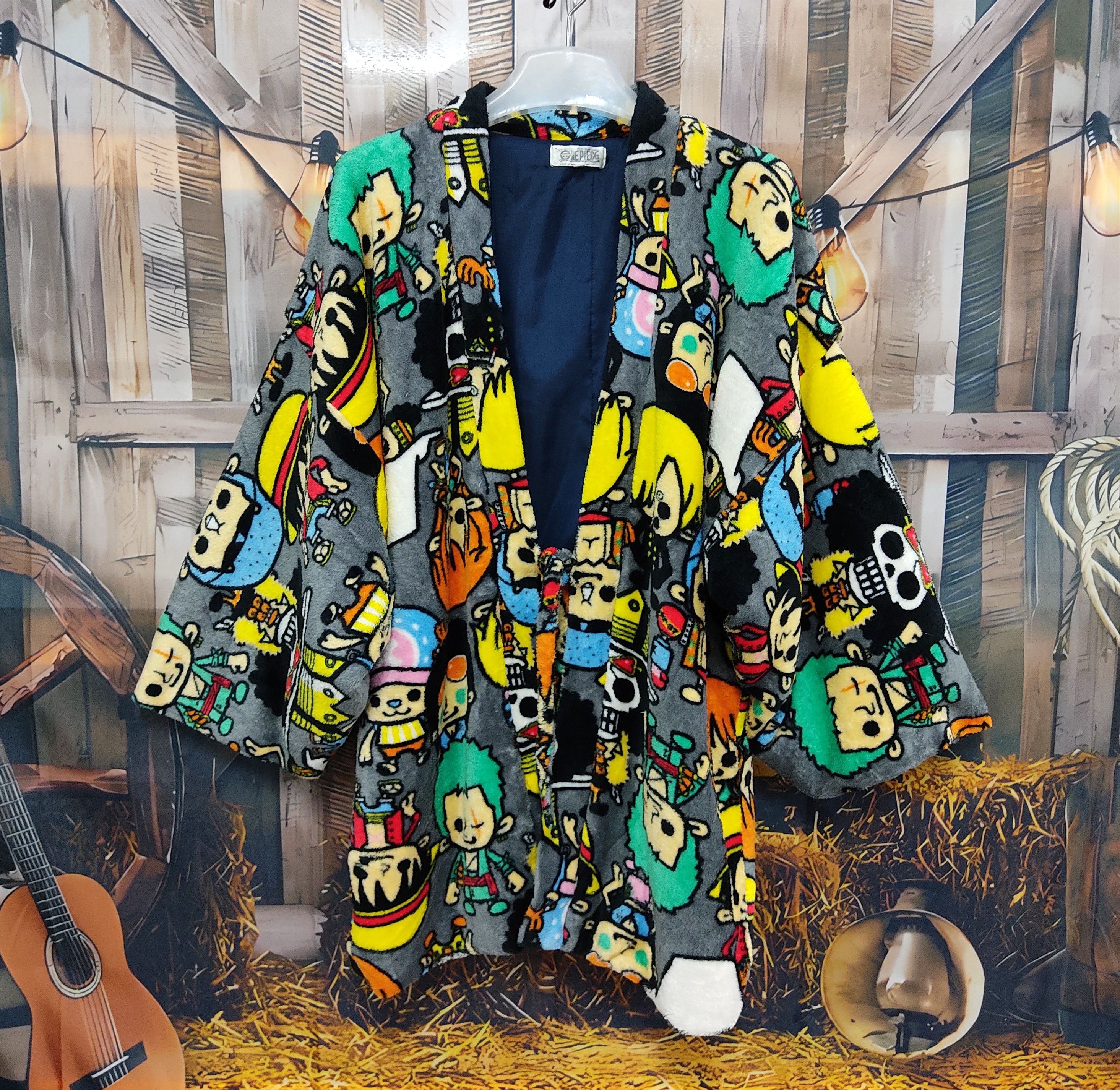 Anime ONE PIECE Anime Multicolour Yutaka Kimono Fleece Size US L / EU 52-54 / 3 - 2 Thumbnail
