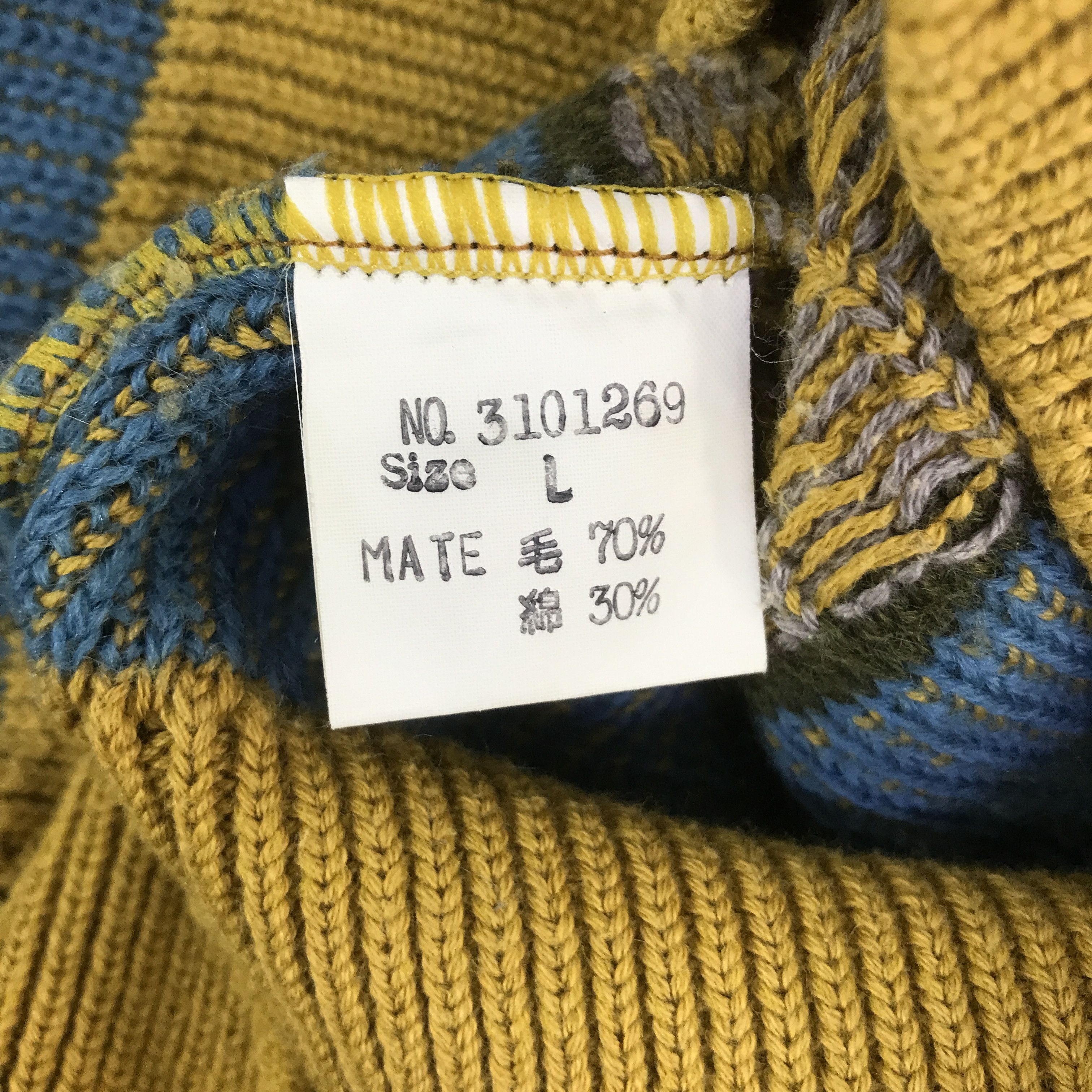 Japanese Brand JAPANESE GORENA COOGI STYLE KNITWEAR JACKET K113B17 Size US L / EU 52-54 / 3 - 11 Thumbnail