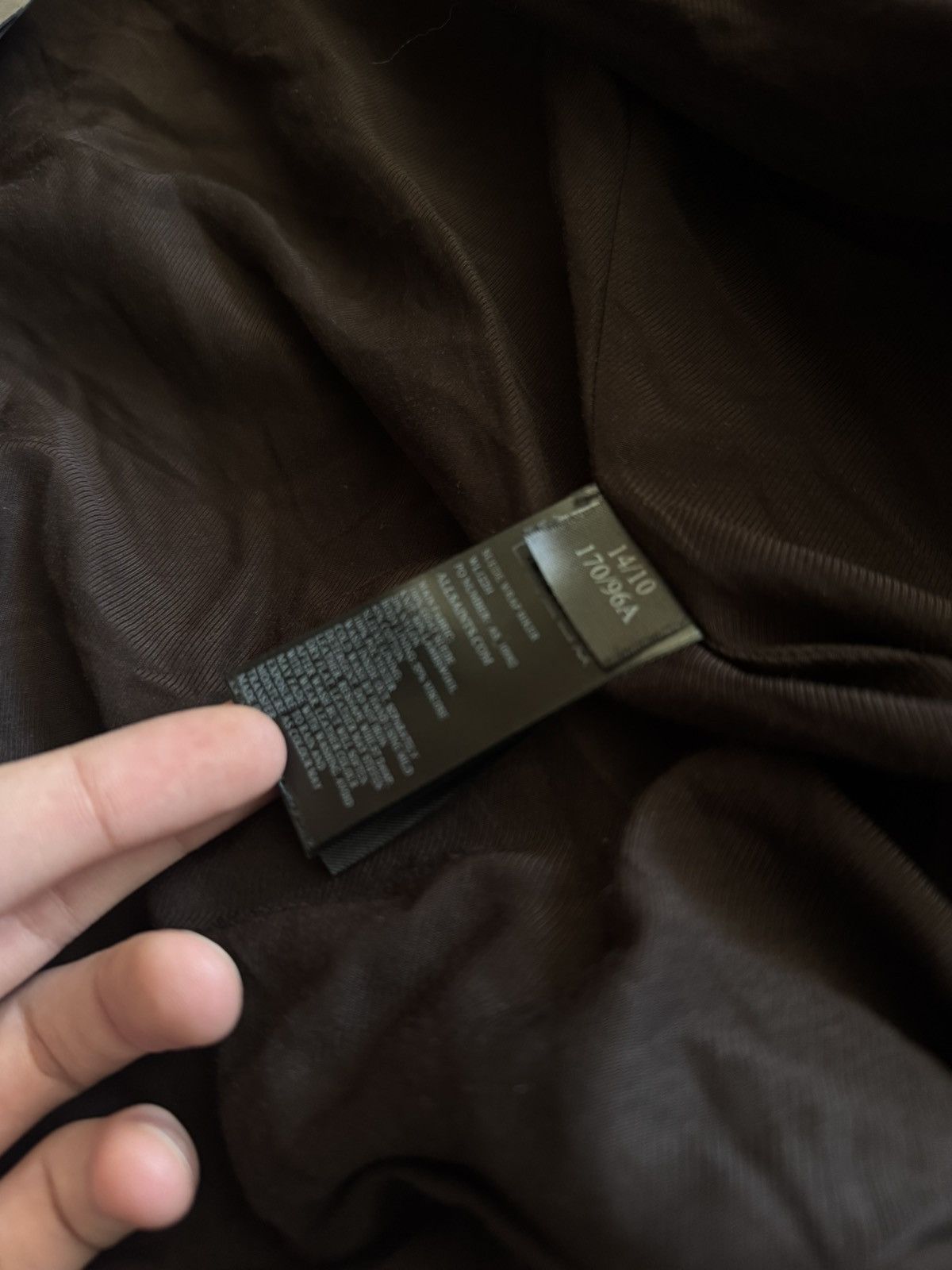 Allsaints All saints suede wrap biker brown jacket y2k NEW Size M / US 6-8 / IT 42-44 - 10 Thumbnail