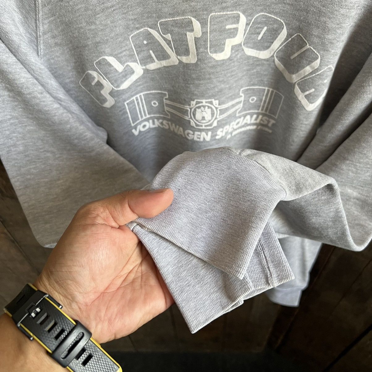 Vintage Vintage 90’s Flatfour Volkswagen Specialist Crewneck Size US M / EU 48-50 / 2 - 5 Thumbnail