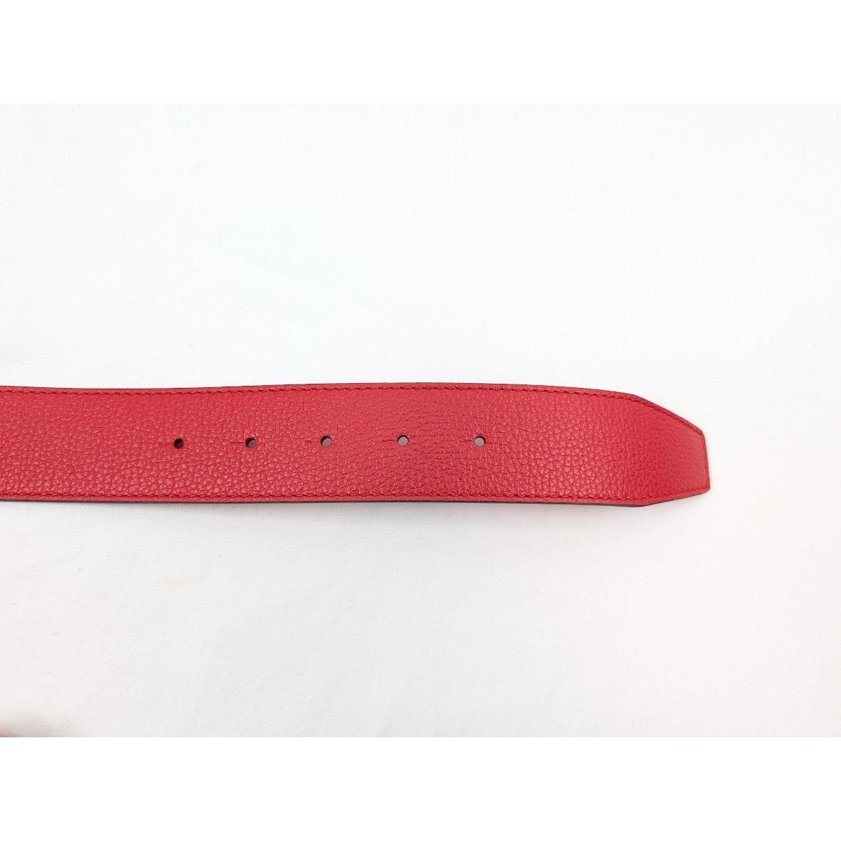 Christian Louboutin o1rshd1 Size: 100 / Calf Happy Rui CL Logo Belt in Loubi Size 38 - 8 Thumbnail