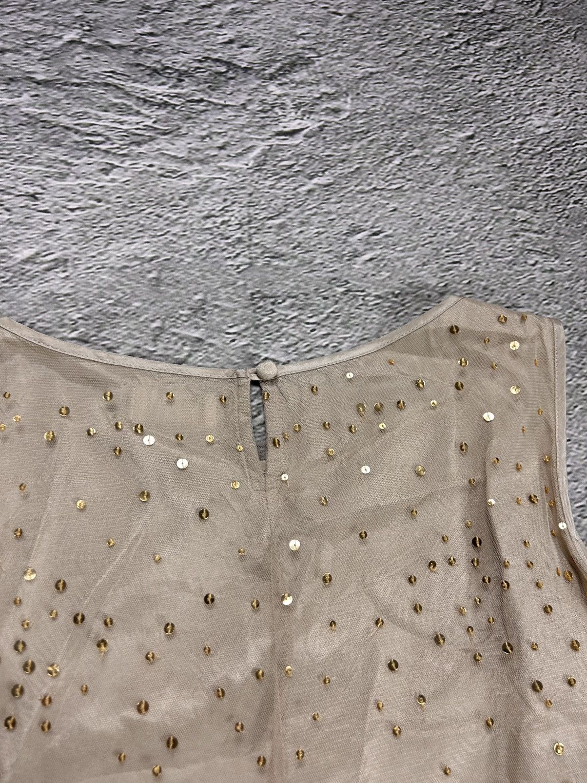 RED Valentino Red Valentino dress glitter beige gold Size M / US 6-8 / IT 42-44 - 8 Thumbnail
