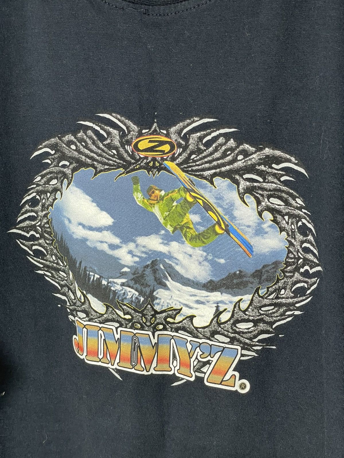 Vintage VTG 1980’s Jimmy Z Printed Splatter Graphic T-Shirt Size US L / EU 52-54 / 3 - 8 Thumbnail