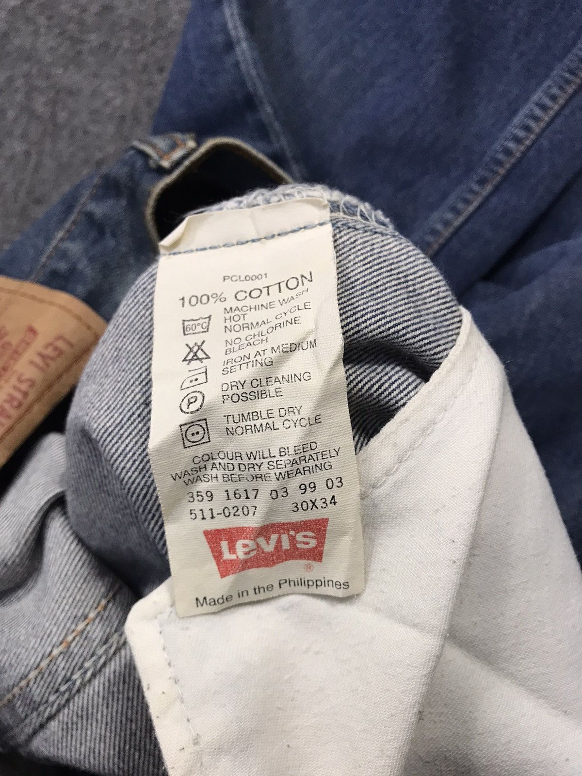 Levi's Levi's Lot 511 Zipper Indigo Denim Jeans Straight Leg Size US 29 - 15 Thumbnail