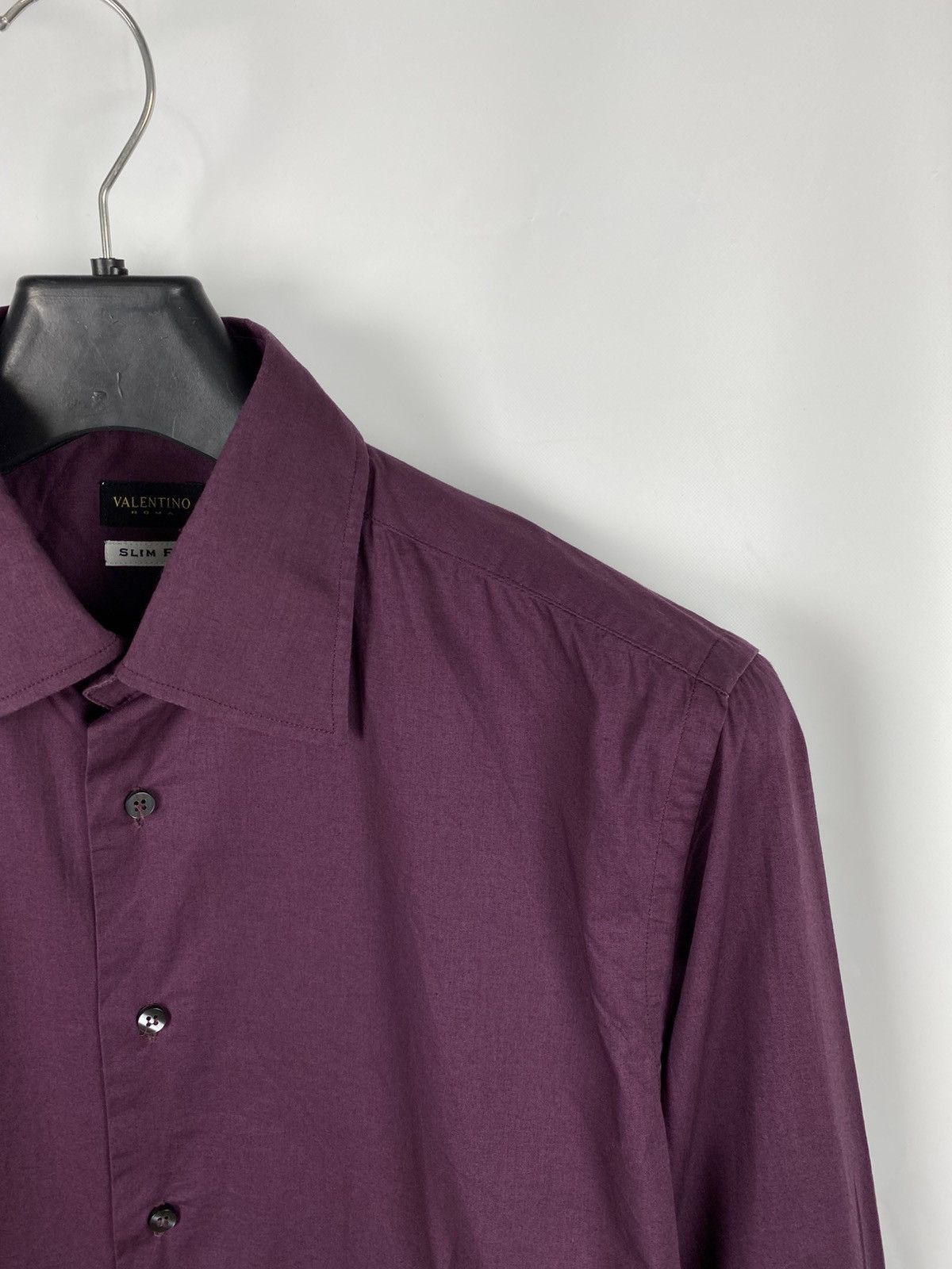 Valentino Valentino Roma Shirt Button Up Cotton Men size 16 41 Size US L / EU 52-54 / 3 - 2 Thumbnail