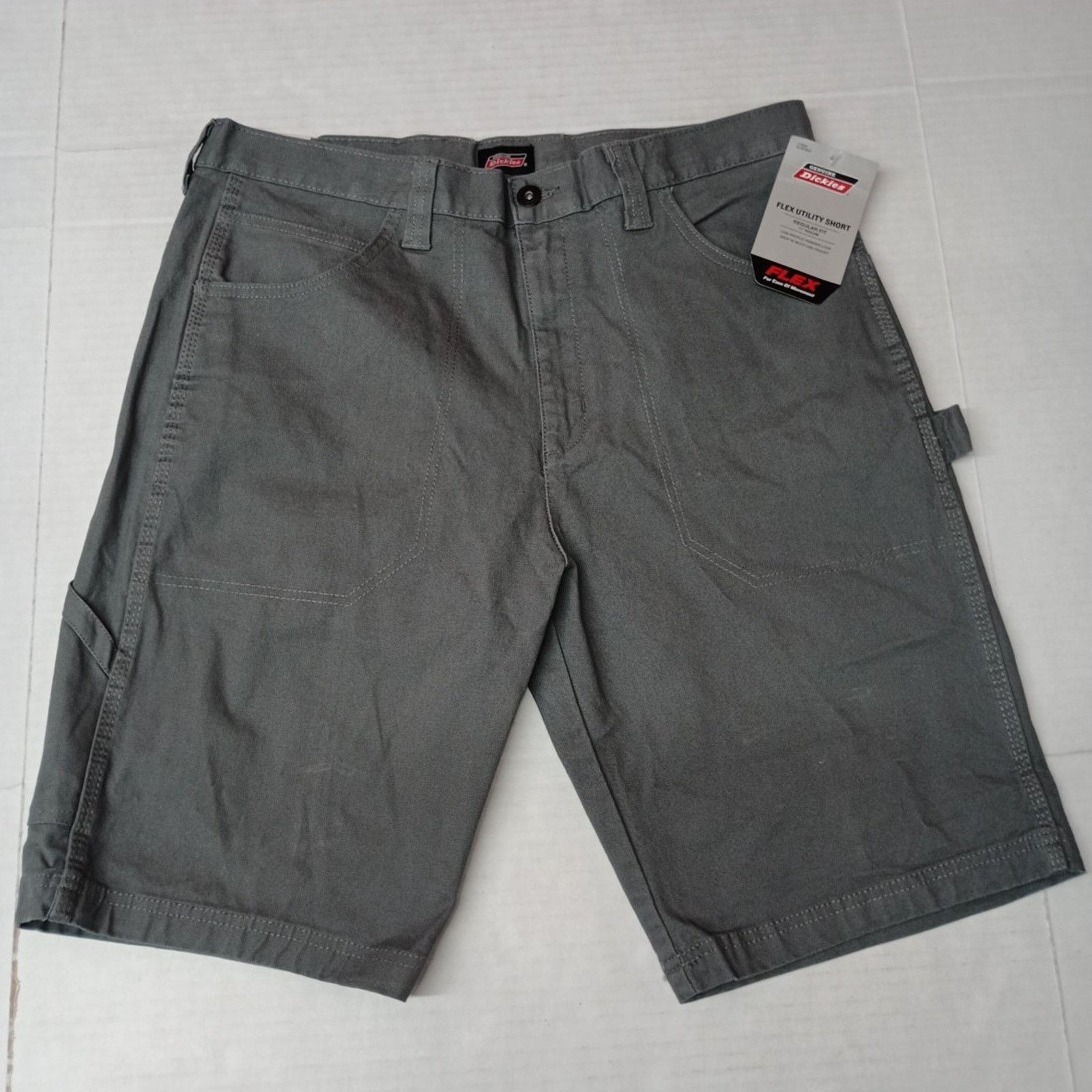 Dickies Dickies Men's Size 34 Regular Fit 11” Ins Gray Work Shorts Size US 34 / EU 50 - 1 Thumbnail