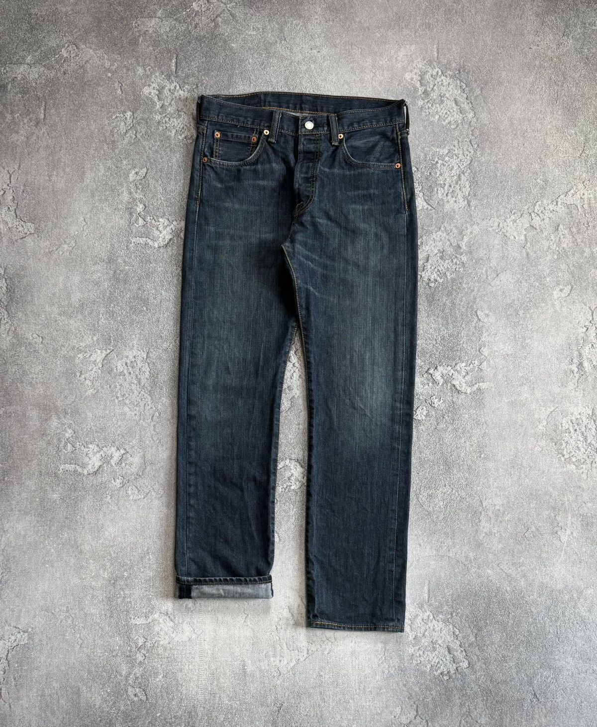 Levi's Levi’s 30/30 510 dark blue denim pants jeans trousers casual Size US 30 / EU 46 - 7 Thumbnail