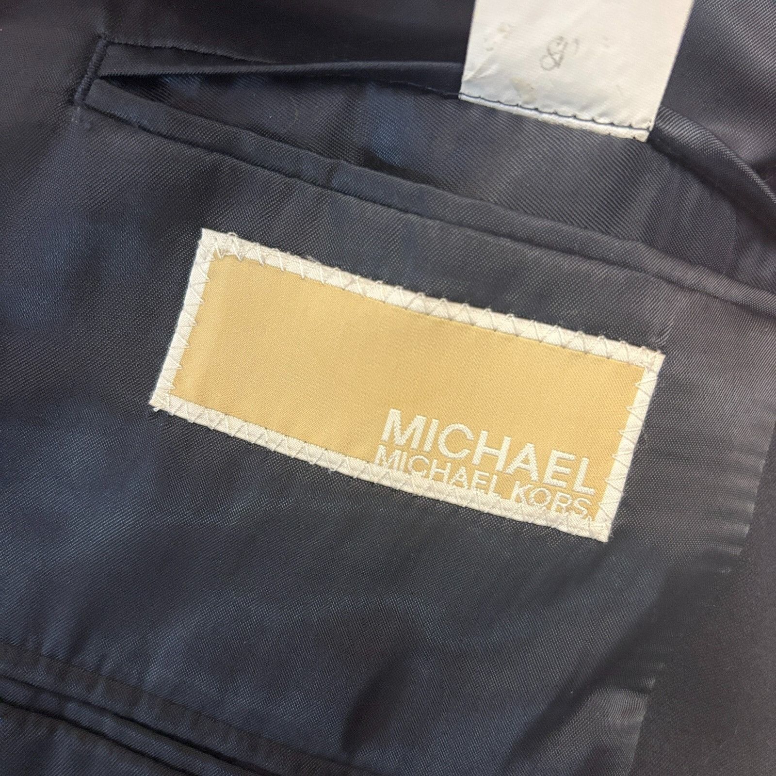 Michael Kors Michael Kors Men's 38R Sport Coat Blazer Navy Wool Suit Jack Size 38R - 9 Thumbnail