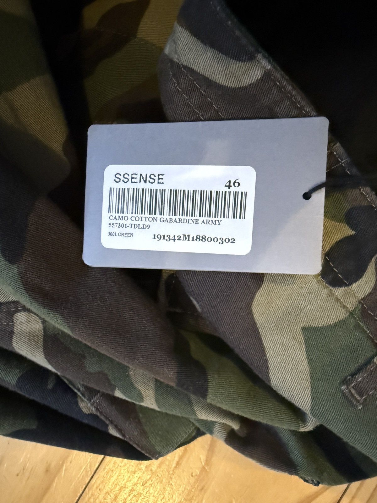 Balenciaga BALENCIAGA camo cotton gabardine army cargo pants Size US 30 / EU 46 - 7 Thumbnail