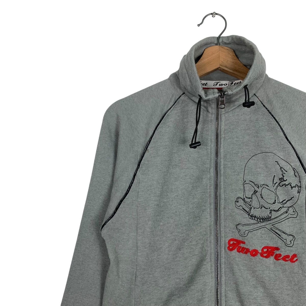 Japanese Brand TWO FEET Prayer Faith Skull Big Logo Sweater #0783-C35 Size US M / EU 48-50 / 2 - 9 Thumbnail
