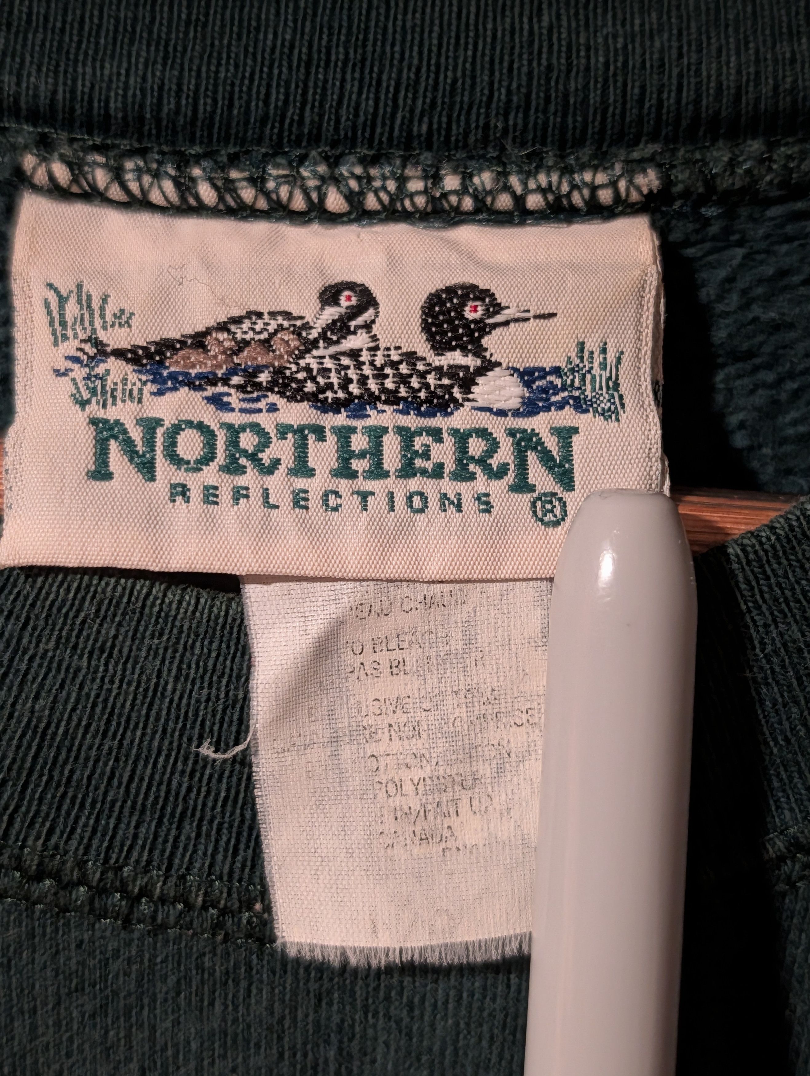 Arts & Science VTG Northern Reflections Sweatshirt Forest Green Christmas Size US L / EU 52-54 / 3 - 3 Thumbnail