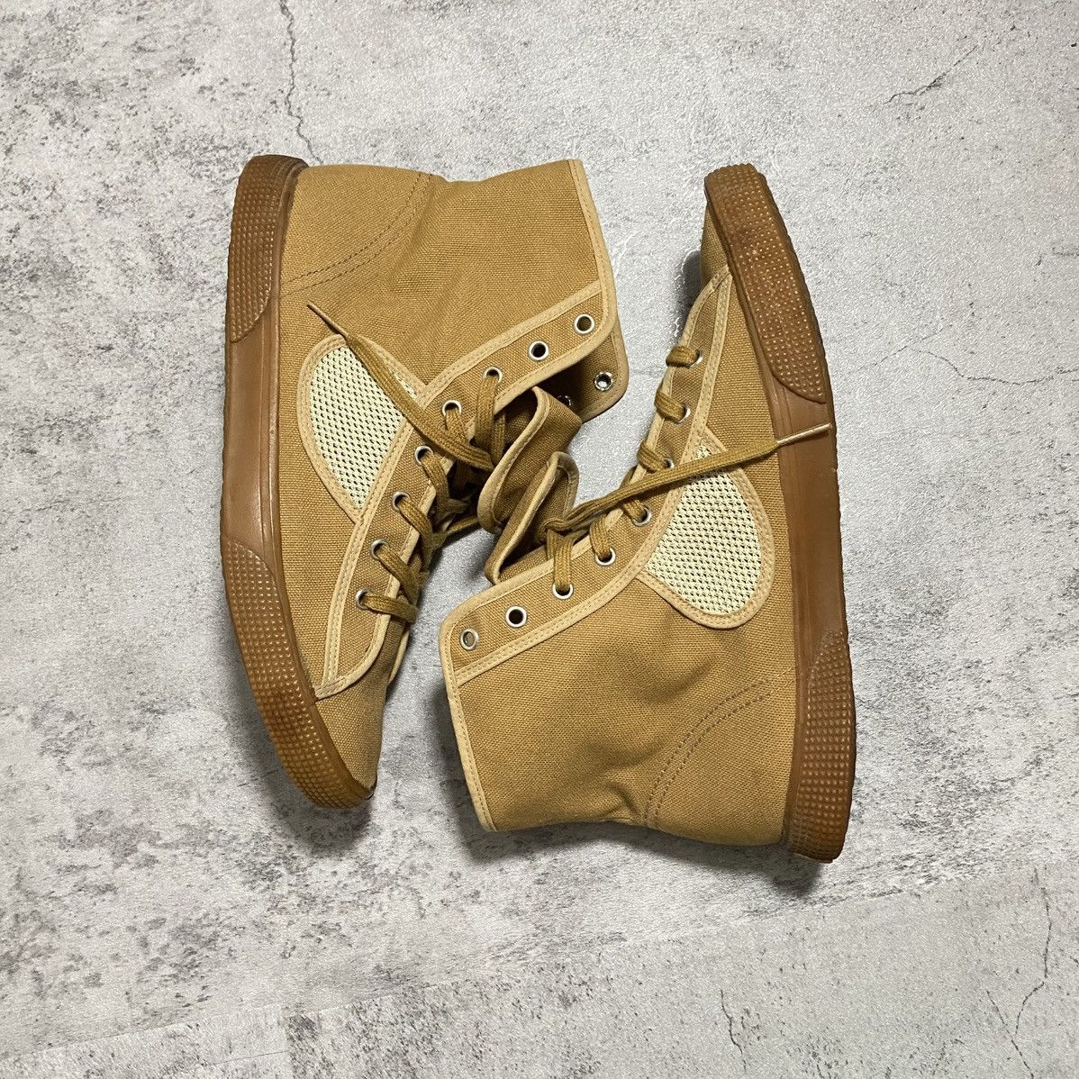 Helmut Lang HELMUT LANG DUCK CANVAS HIGH TOP SNEAKERS Size US 8 / EU 41 - 3 Thumbnail