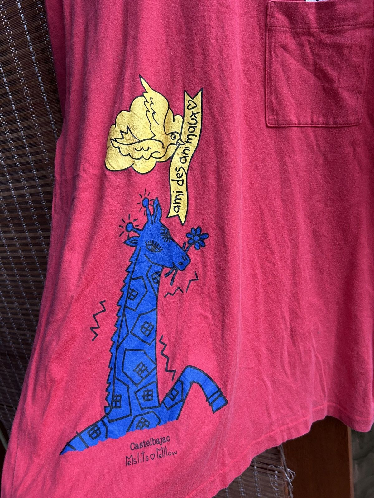Vintage Vintage JC de Castelbajac Meslitso Mellow Graphic Print Tee Size US M / EU 48-50 / 2 - 5 Thumbnail