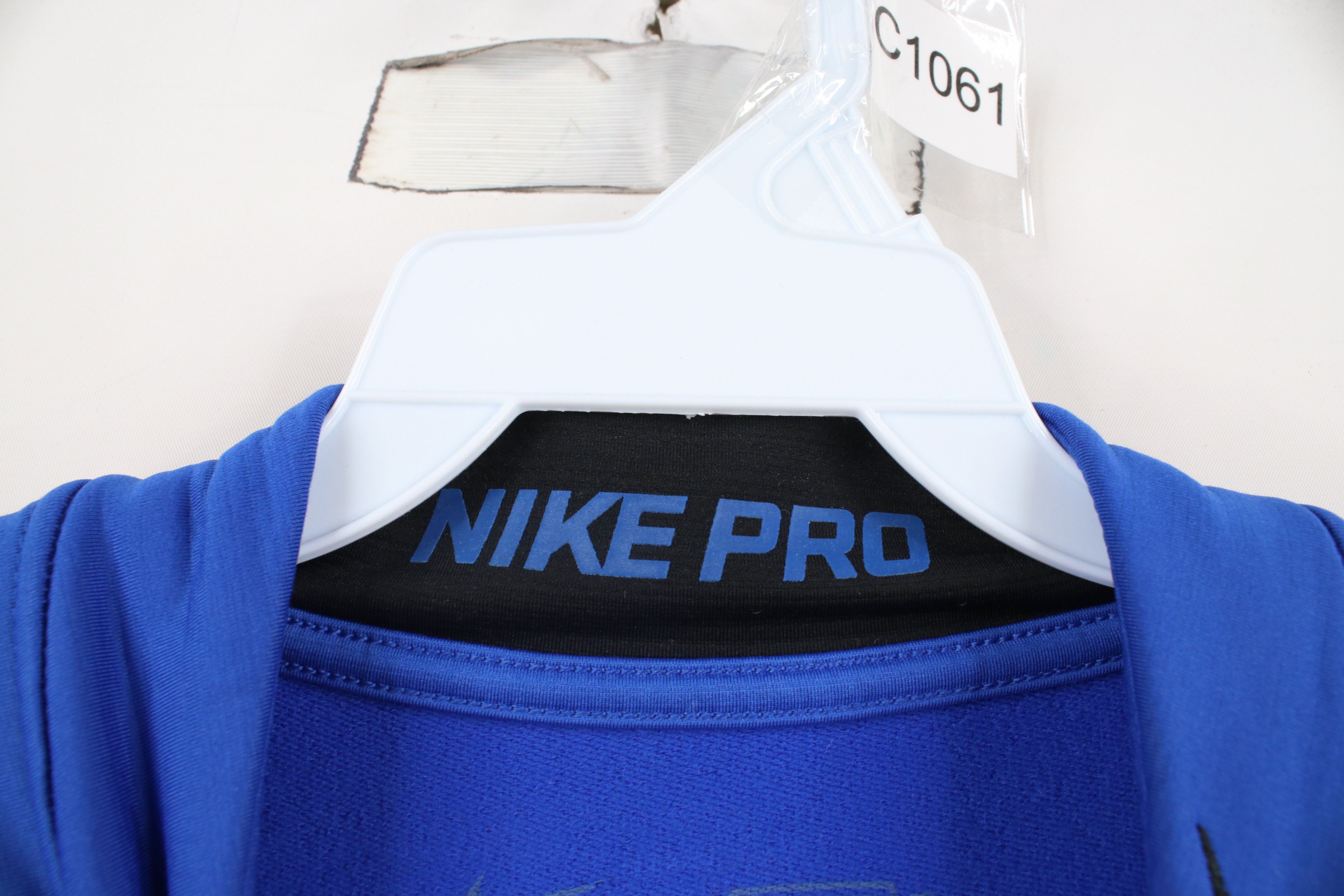 Nike × Vintage Nike Pro Combat Compression Fitted Half Zip Pullover Sweater Size US L / EU 52-54 / 3 - 8 Thumbnail