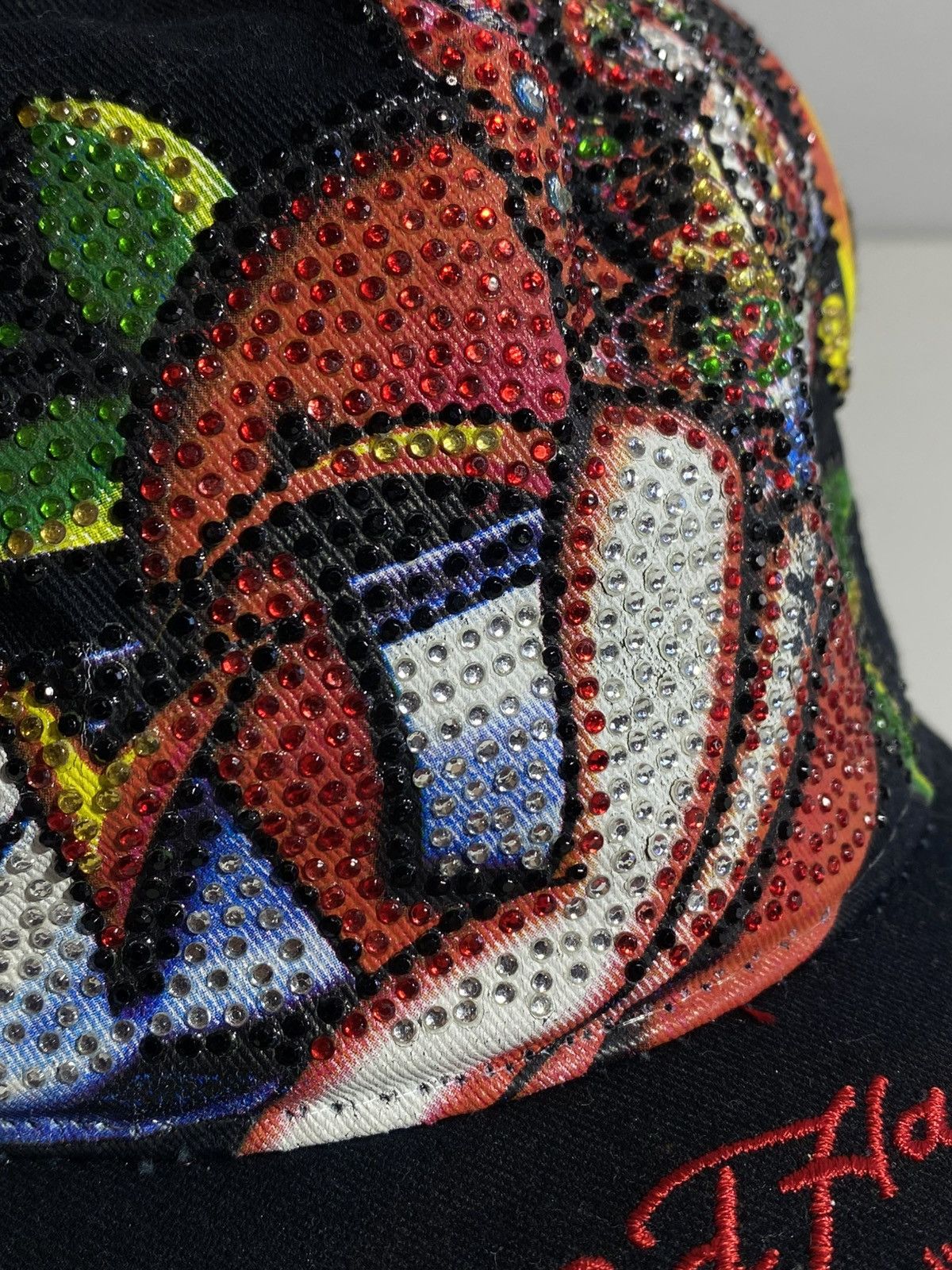 Ed Hardy Ed Hardy by Christian Audigier y2k hype cap rhinestones Size ONE SIZE - 11 Thumbnail