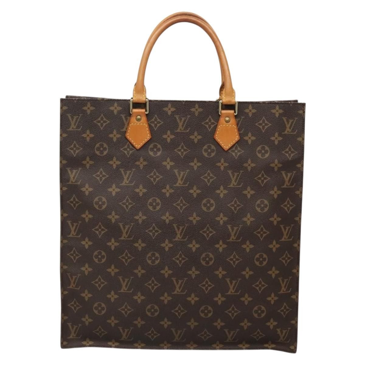 Louis Vuitton LOUIS VUITTON Monogram Sac Plat Hand Bag M51140 Size ONE SIZE - 13 Thumbnail