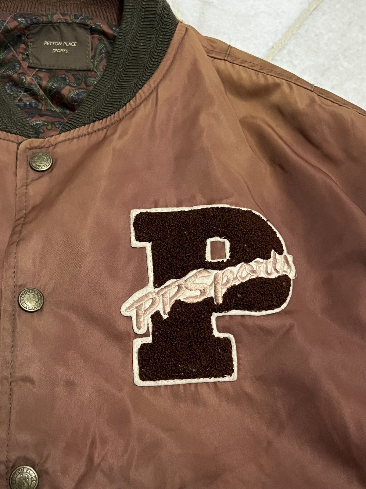 If Six Was Nine × PPFM VINTAGE PEYTON PLACE FOR MEN (PPFM) VARSITY JACKET Size US M / EU 48-50 / 2 - 7 Thumbnail