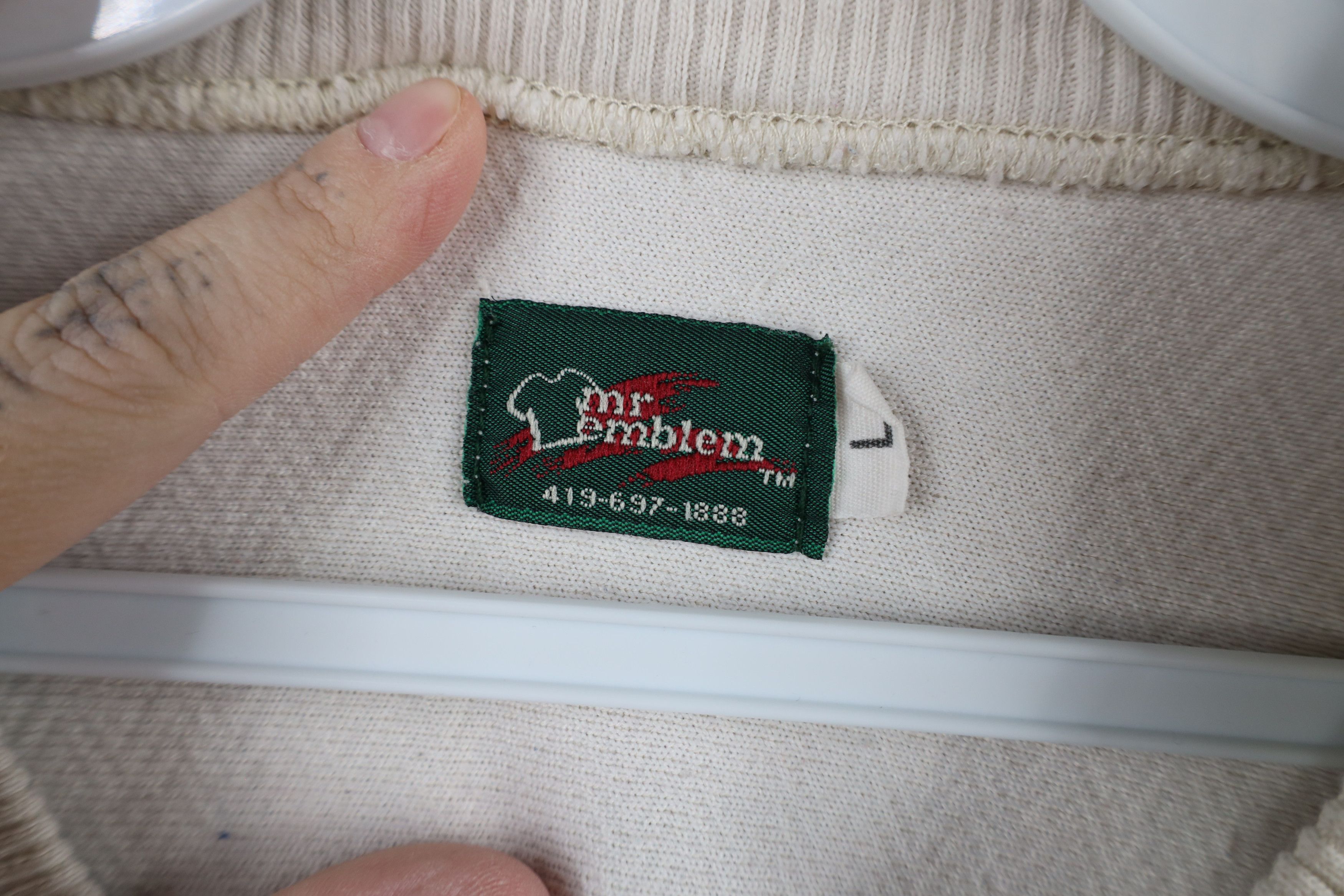 Vintage Vintage 90s Streetwear Horse Equestrian Henley Sweater USA Size US L / EU 52-54 / 3 - 10 Thumbnail