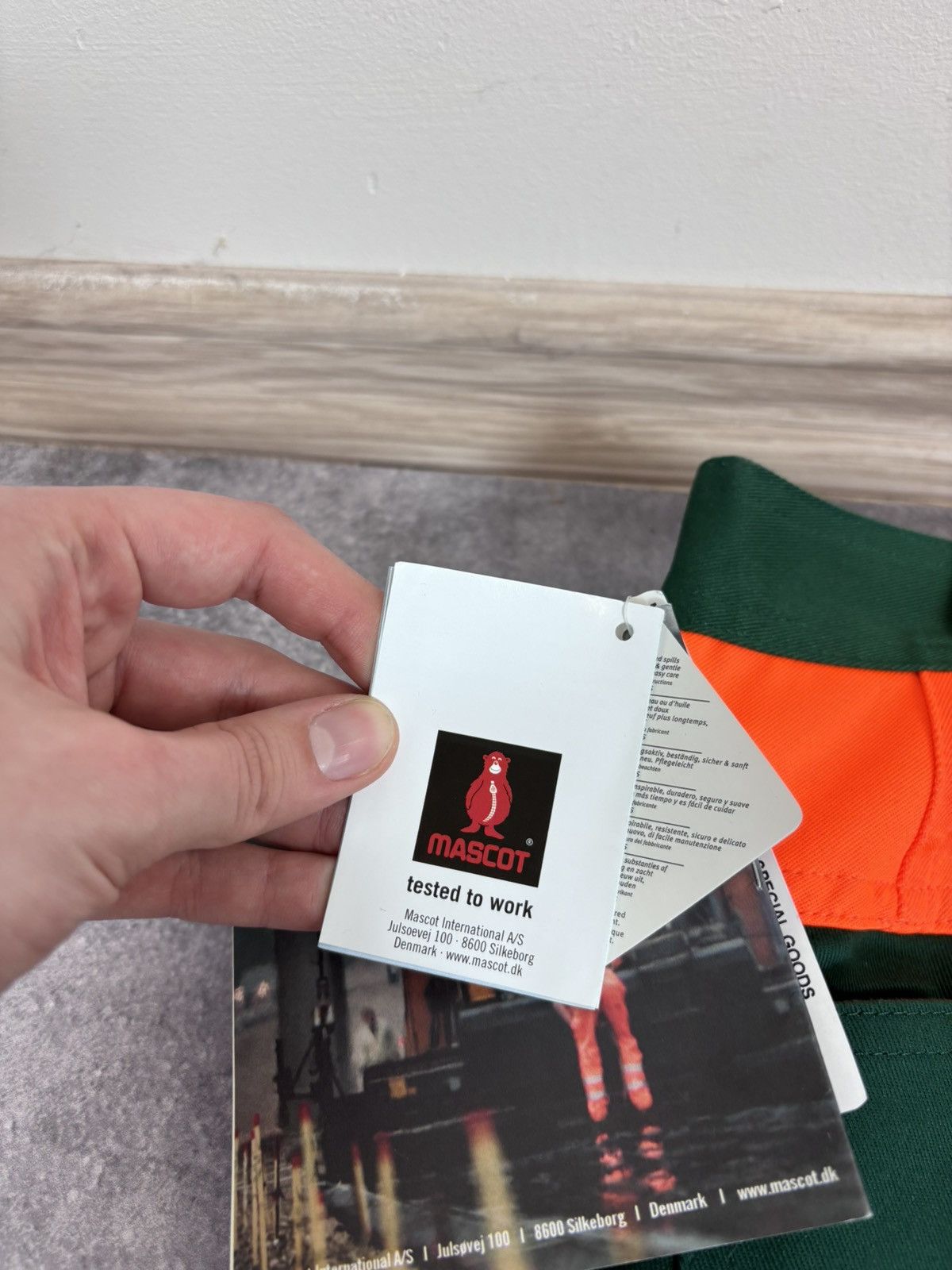 Other Mascot Men’s NWT Reflective Green/Orange Safety Work Pants Size US 32 / EU 48 - 16 Thumbnail