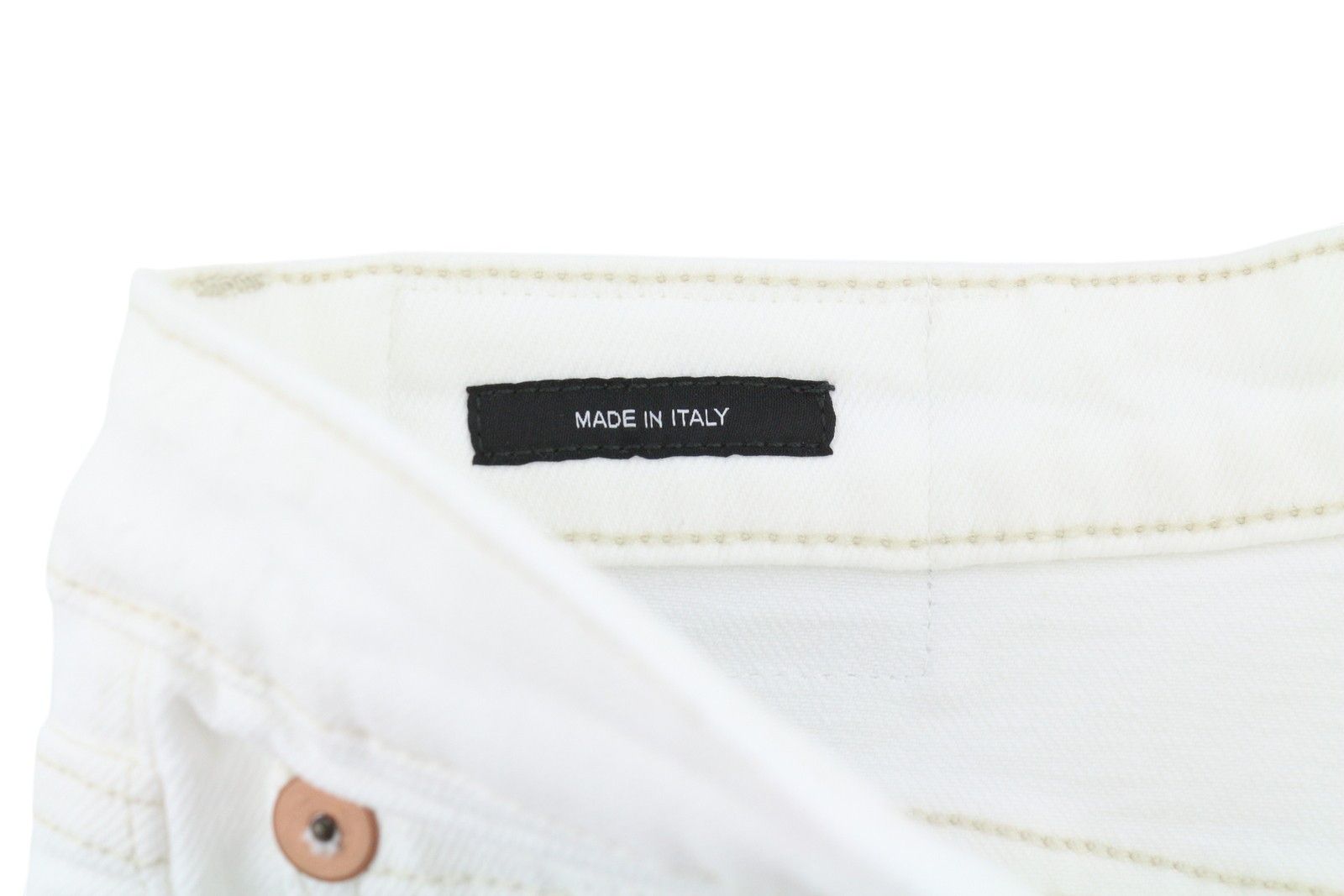 R13 JOAN CROPPED FLARE 24 Aerin White Stretch Jeans 89846 Size 24" / US 00 / IT 34 - 11 Thumbnail