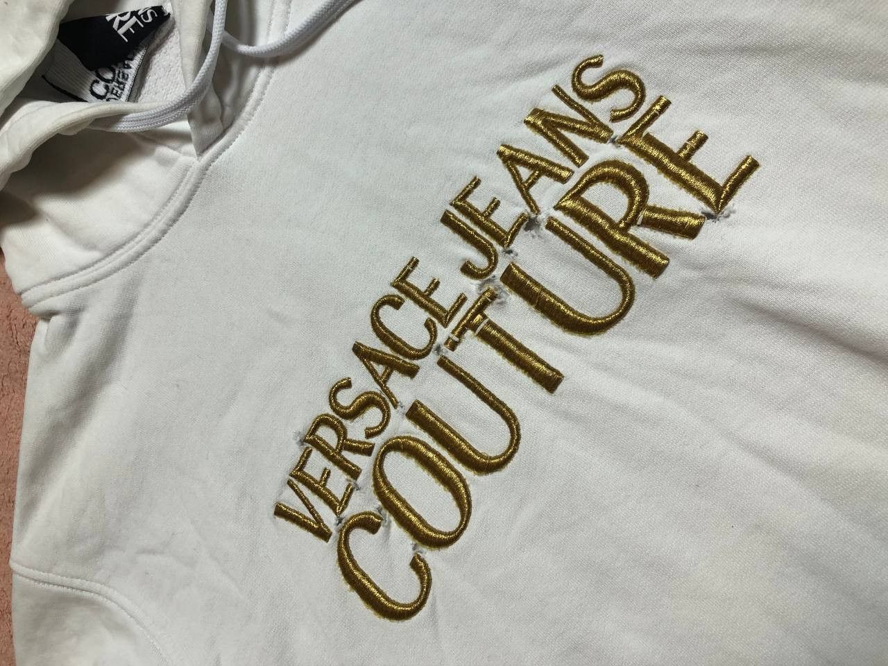 Versace Jeans Couture Vintage Versace Jeans Couture White Hoodie Size XS Size US XS / EU 42 / 0 - 7 Thumbnail