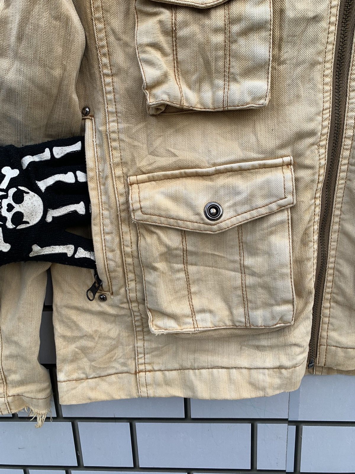 In The Attic Japanese Brand in tha attic Multic Pocket Distressed Jacket Size US L / EU 52-54 / 3 - 11 Thumbnail
