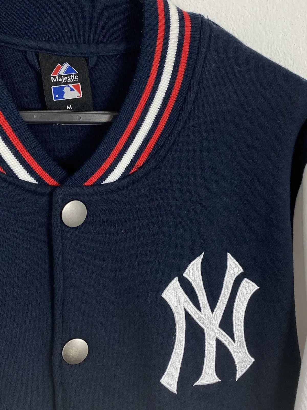 Majestic Majestic x New York Yankees Cotton Bomber Jacket In Blue Size US M / EU 48-50 / 2 - 3 Thumbnail