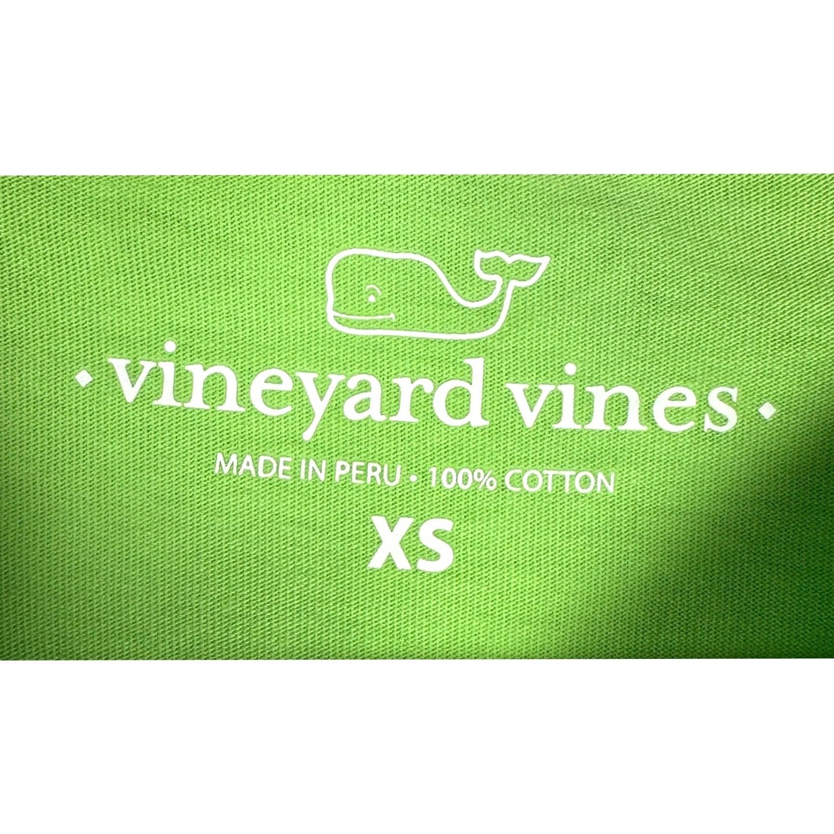 Vineyard Vines Vineyard Vines Whale Graphic Tee Shirt Mens XS Lime Green Pocket Short Sleeve Size US XS / EU 42 / 0 - 4 Thumbnail