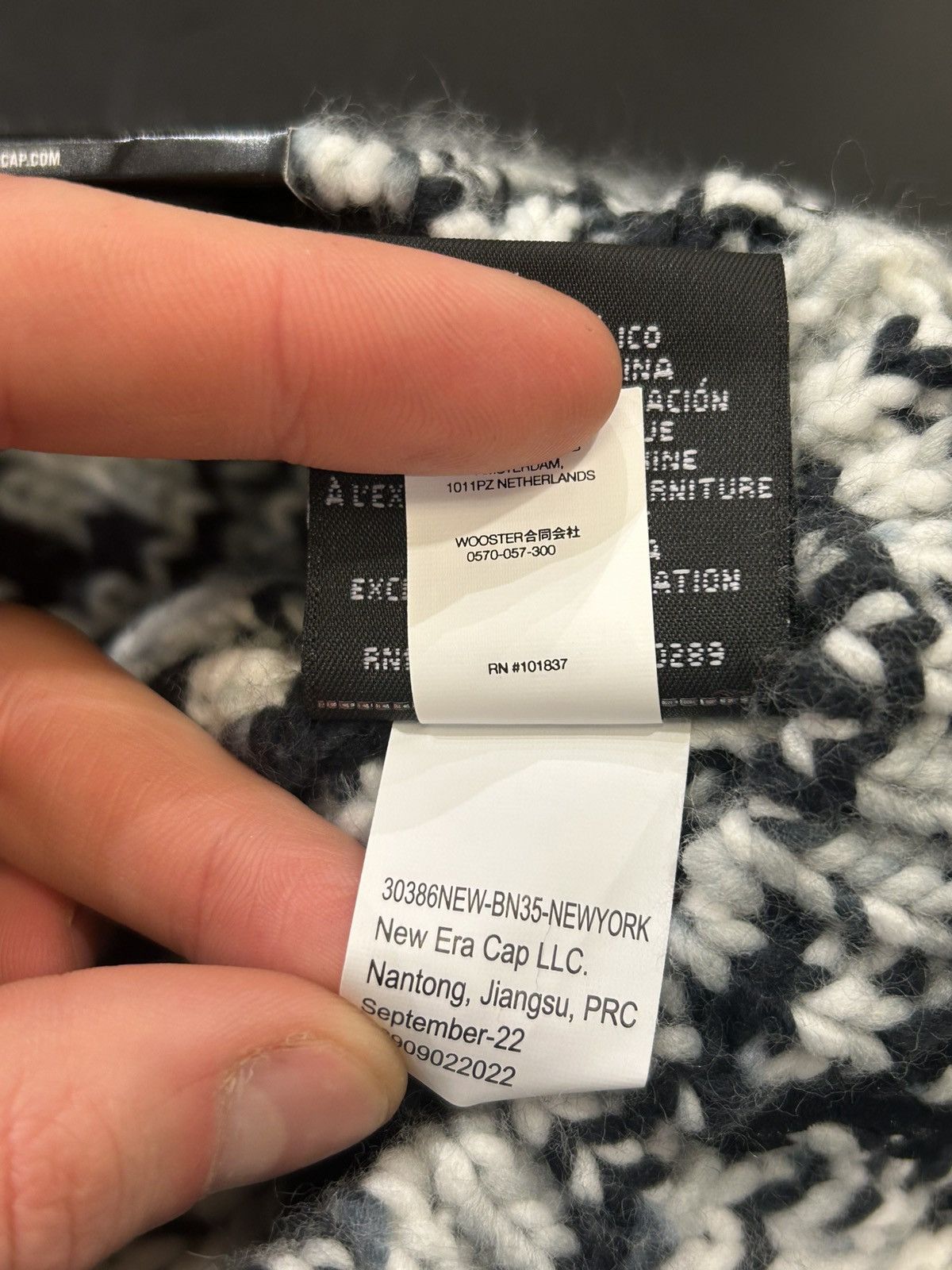 New Era × Supreme Supreme New Era Toboggan Beanie FW22 Size ONE SIZE - 8 Thumbnail