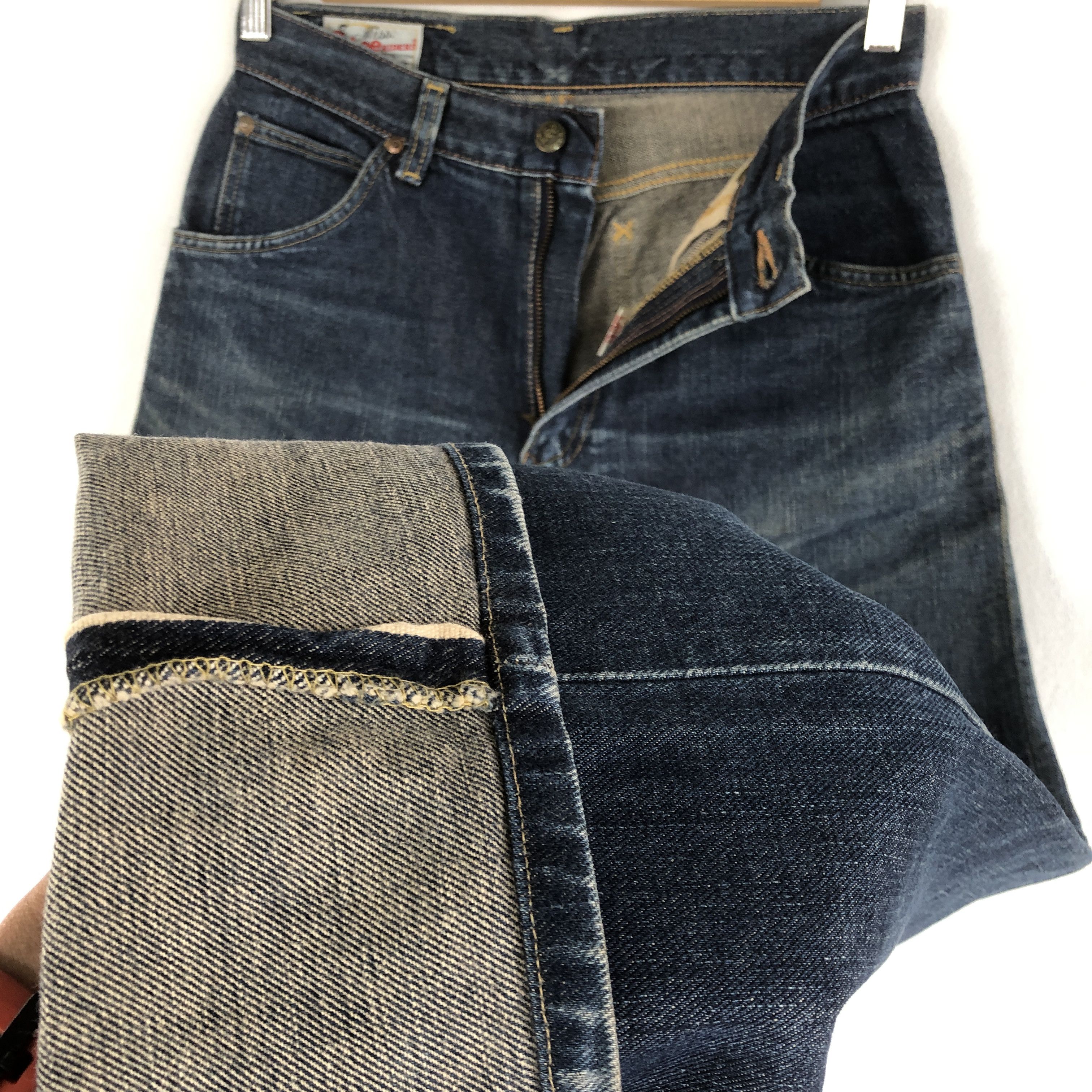 Lee Vintage Lee Selvedge Jeans Redline Lee Sanforized Denim Size 28" / US 6 / IT 42 - 6 Thumbnail