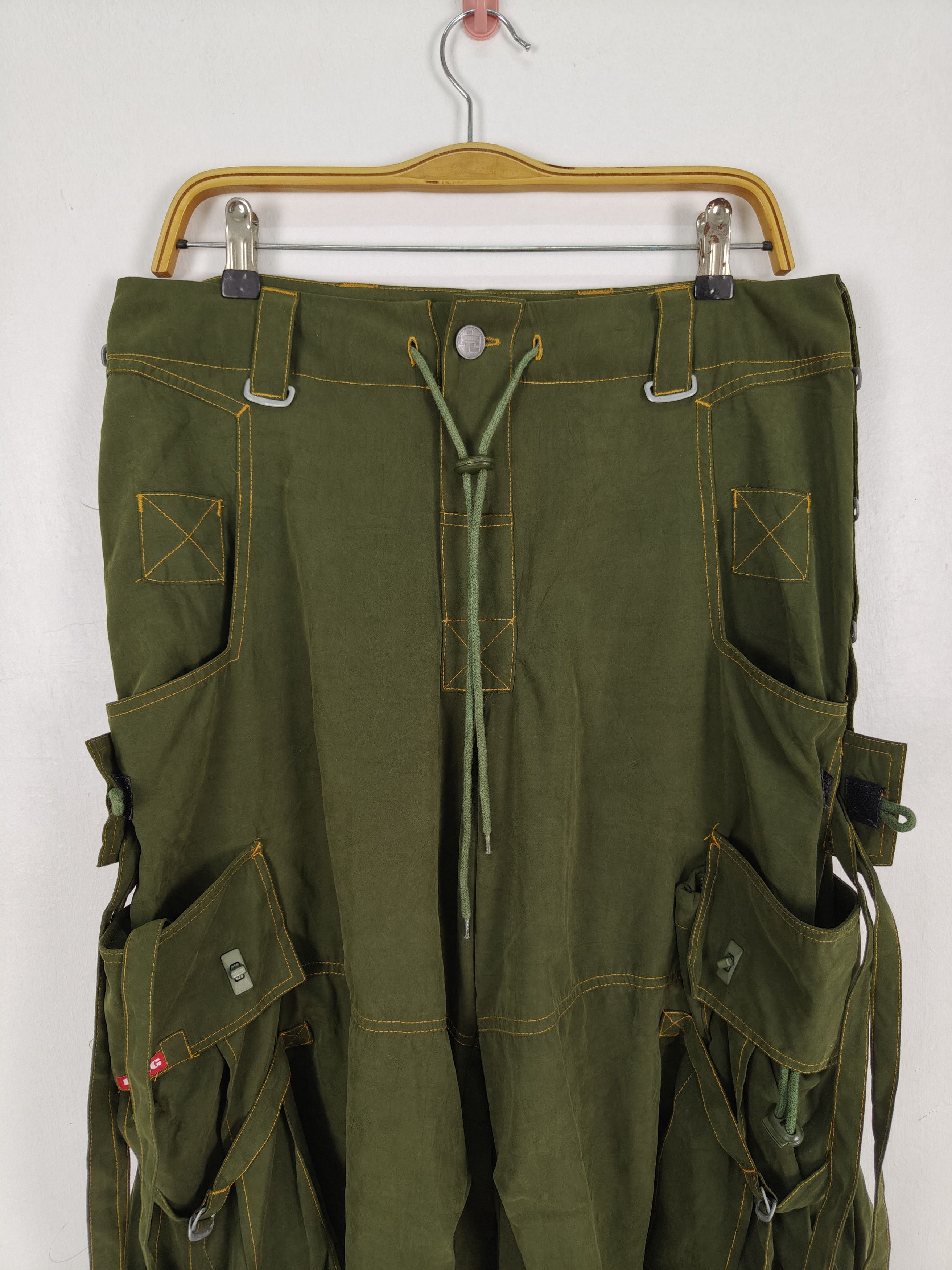Japanese Brand × Vintage Vintage ILLIG Japanese Brand Tactical Raver Pants Size US 32 / EU 48 - 3 Thumbnail