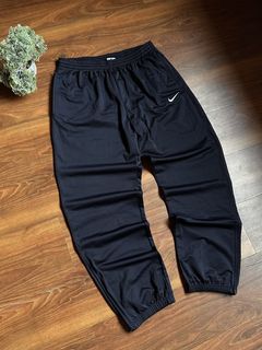 Vintage Nike sweatpants joggers elastic cuff, faded blue size