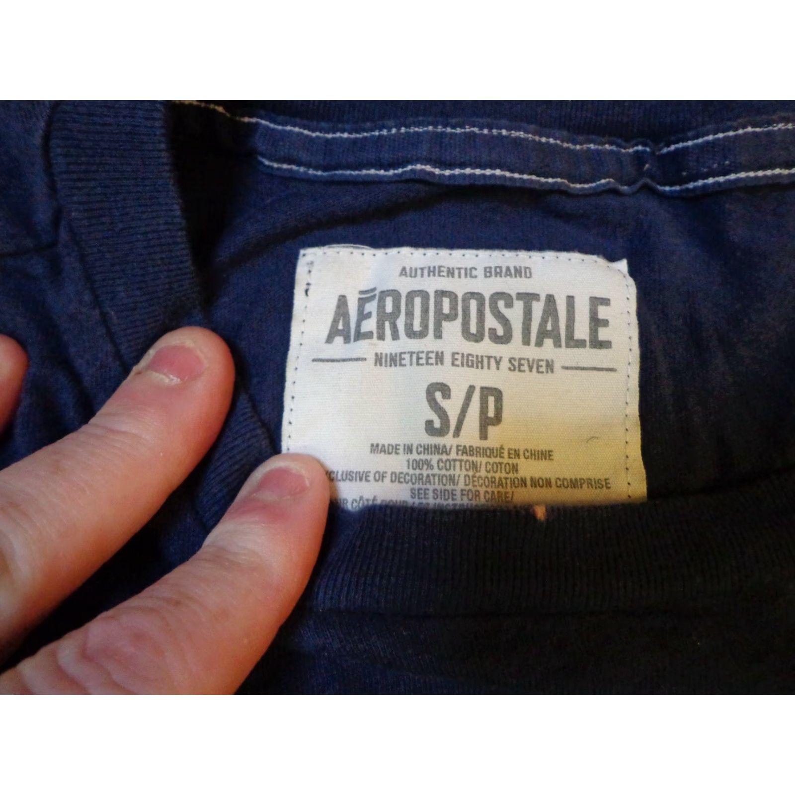 Aeropostale Aeropostale Shirt Blue T-Shirt Small Mens Graphic Tee R6 Aero SO CALI CUSTOM BOARDS Size US S / EU 44-46 / 1 - 3 Thumbnail