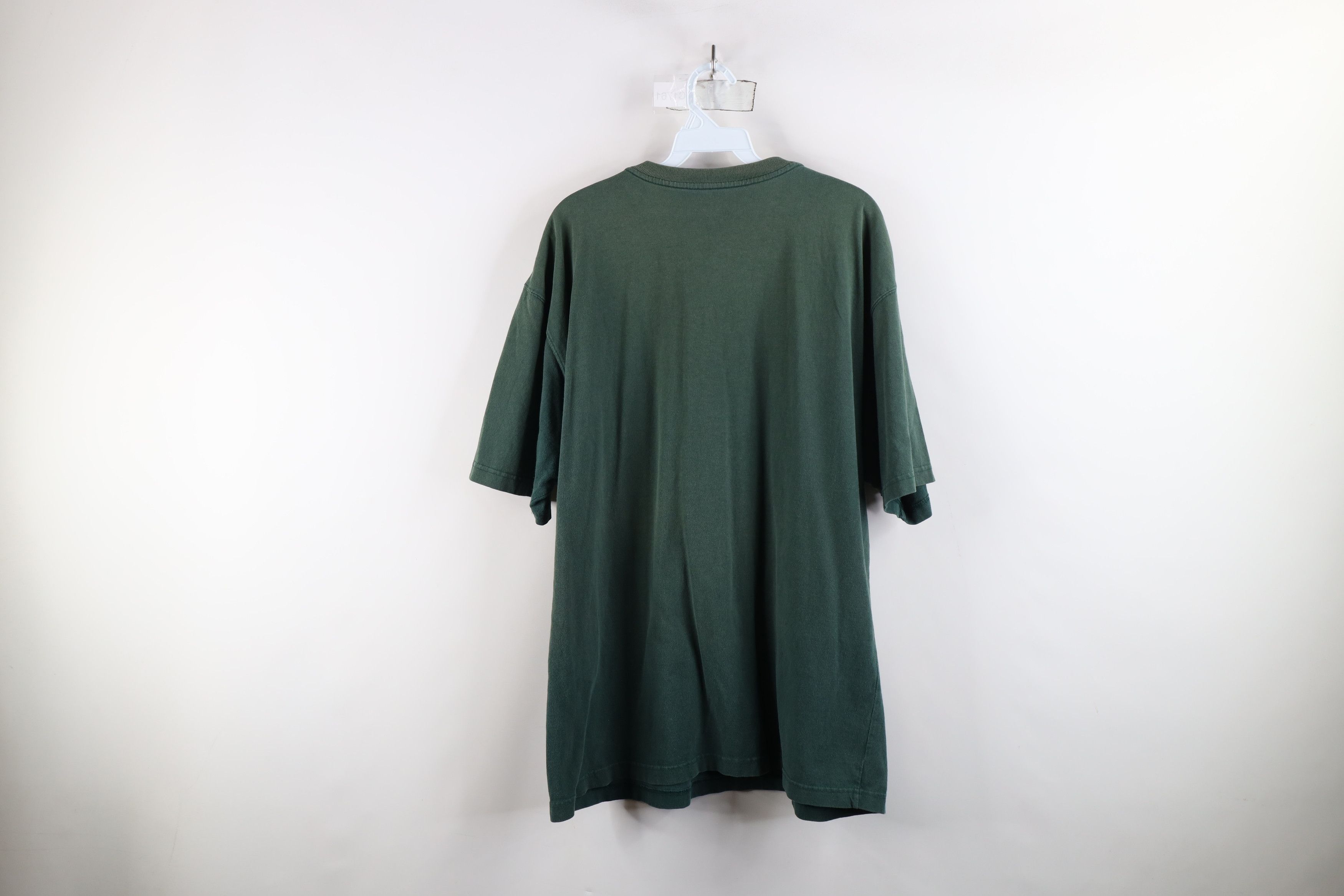 Carhartt × Vintage Vintage Y2K Carhartt Sun Faded Henley T-Shirt Green Cotton Size US L / EU 52-54 / 3 - 11 Thumbnail