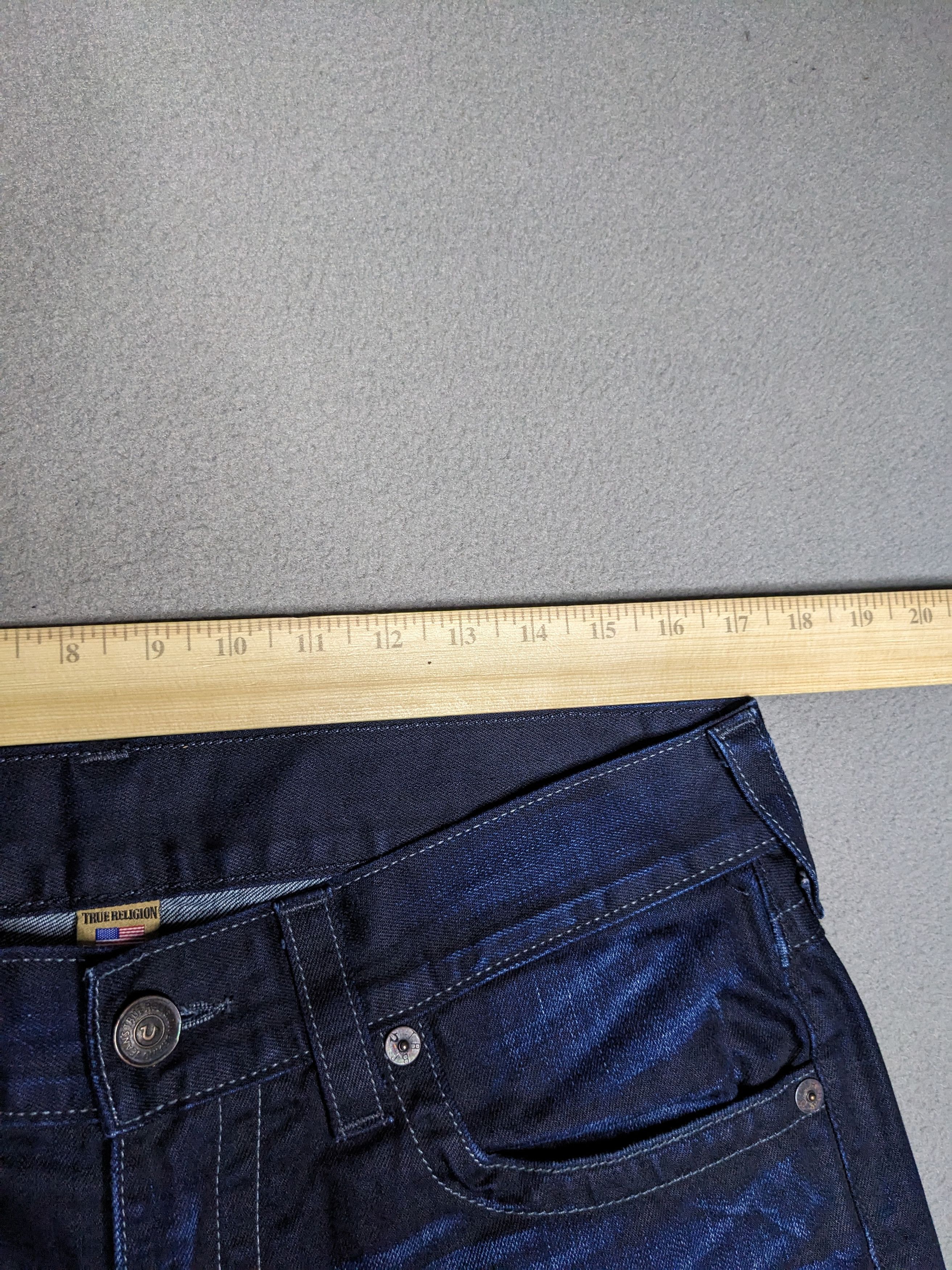 True Religion True Religion Ricky Jeans 34x29 Y2K Whiskered Made USA Size US 34 / EU 50 - 20 Thumbnail